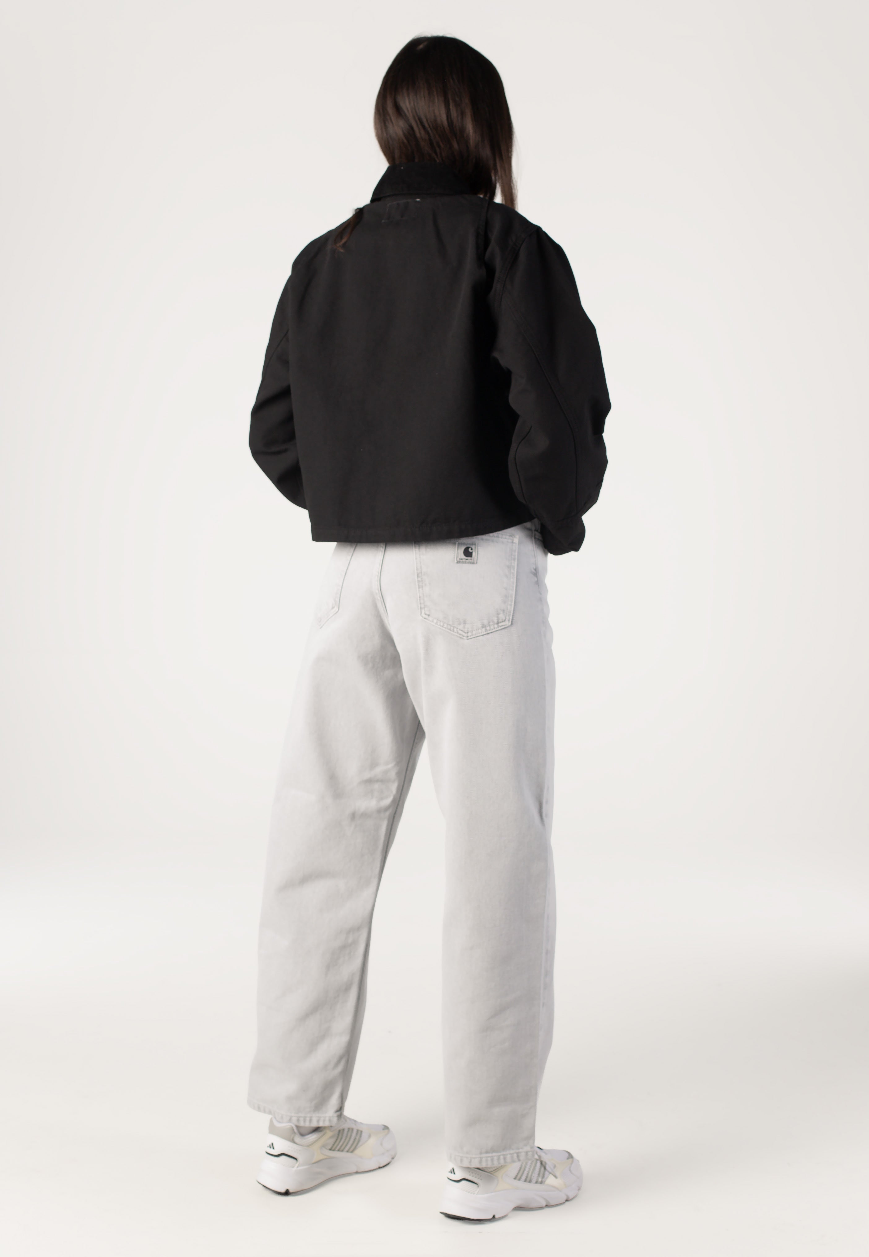 Carhartt WIP - W' Brandon Chalk Wash Black - Pants | Women-Image