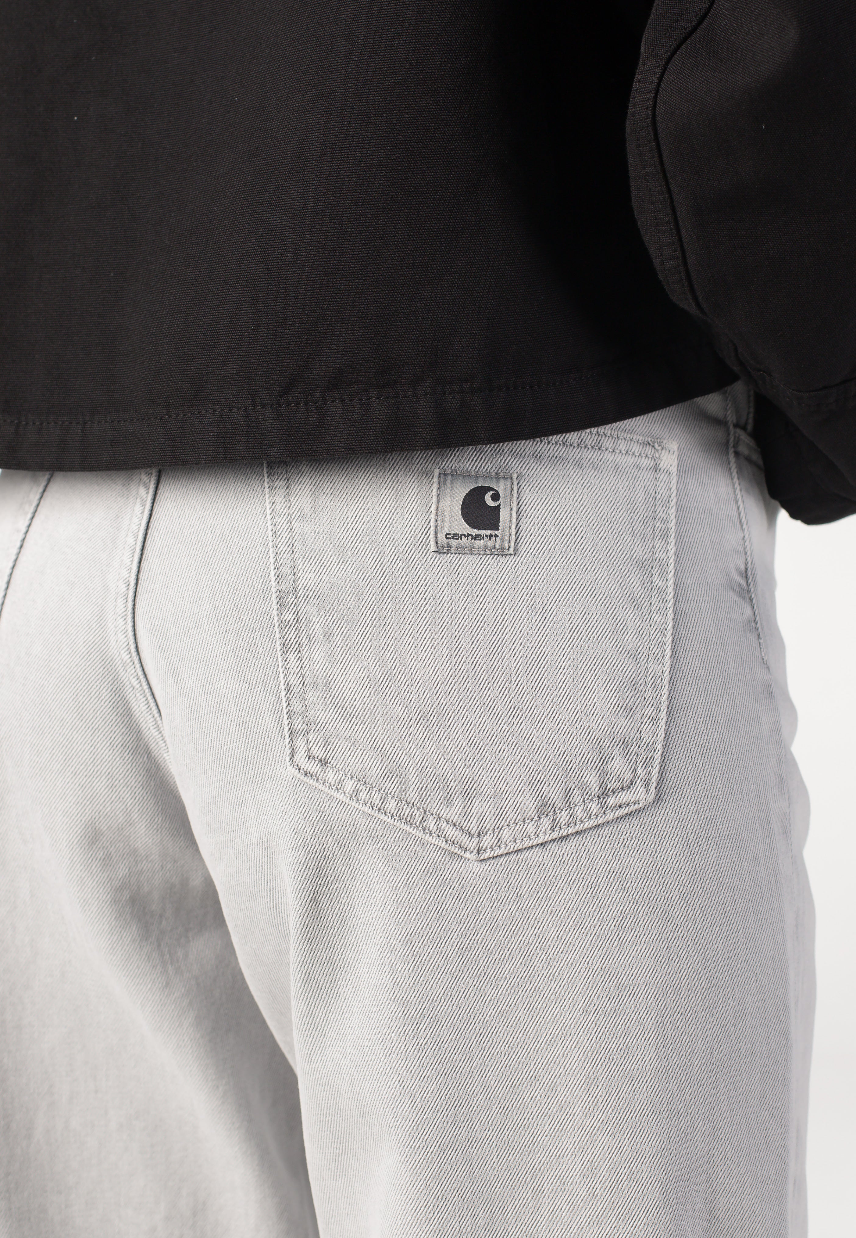 Carhartt WIP - W' Brandon Chalk Wash Black - Pants | Women-Image