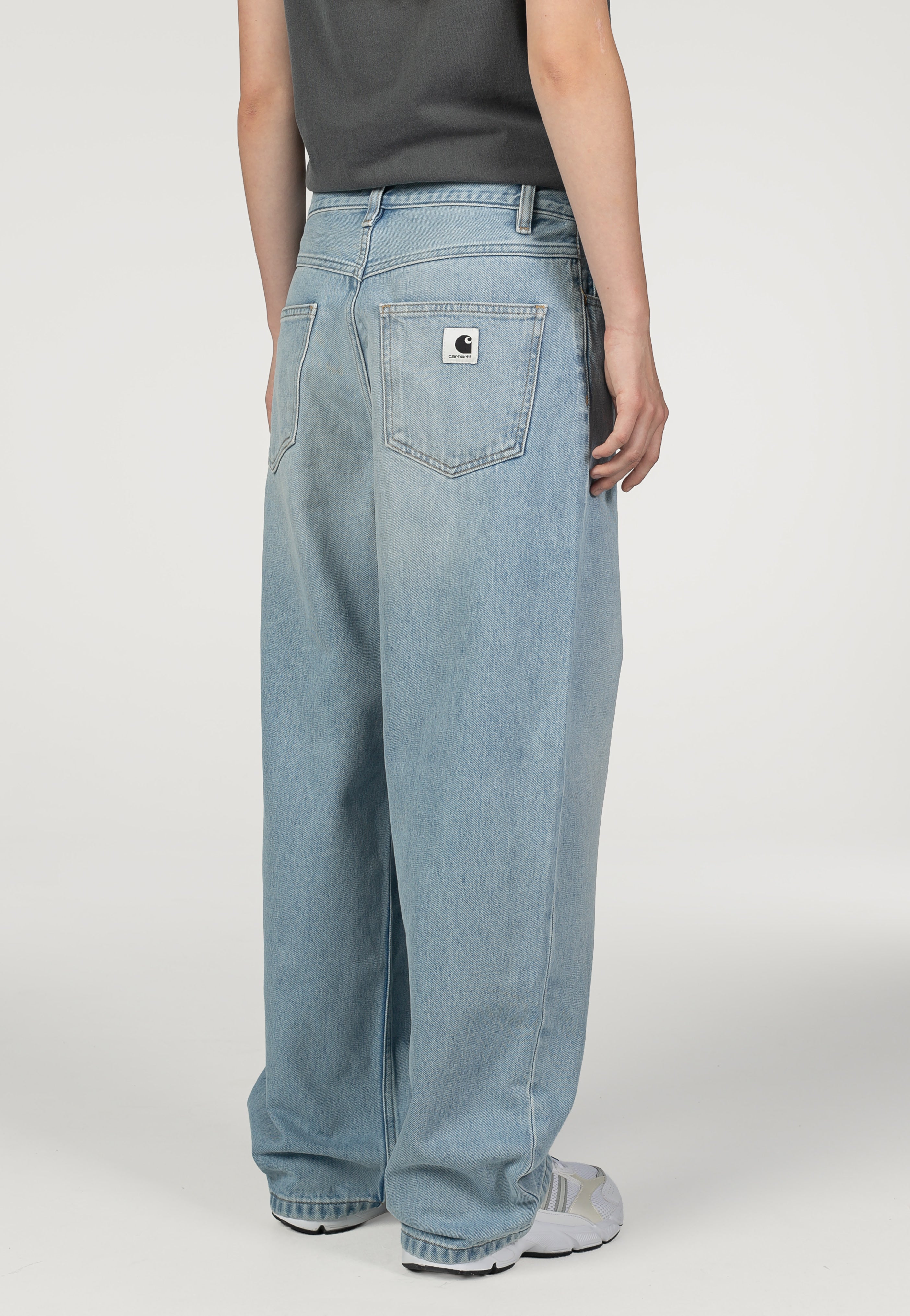 Carhartt WIP - W' Brandon Heavy Worn Bleached Blue - Pants | Women-Image