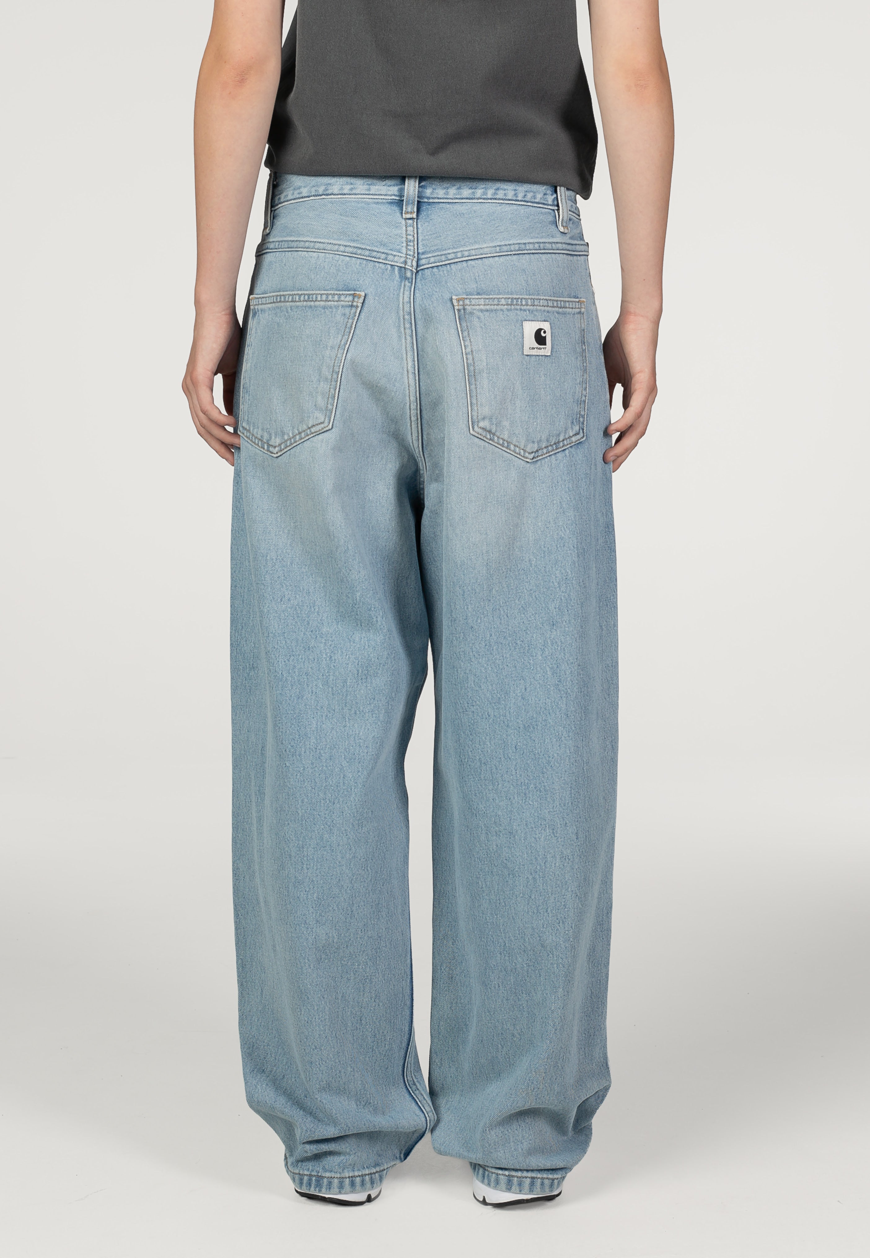 Carhartt WIP - W' Brandon Heavy Worn Bleached Blue - Pants | Women-Image