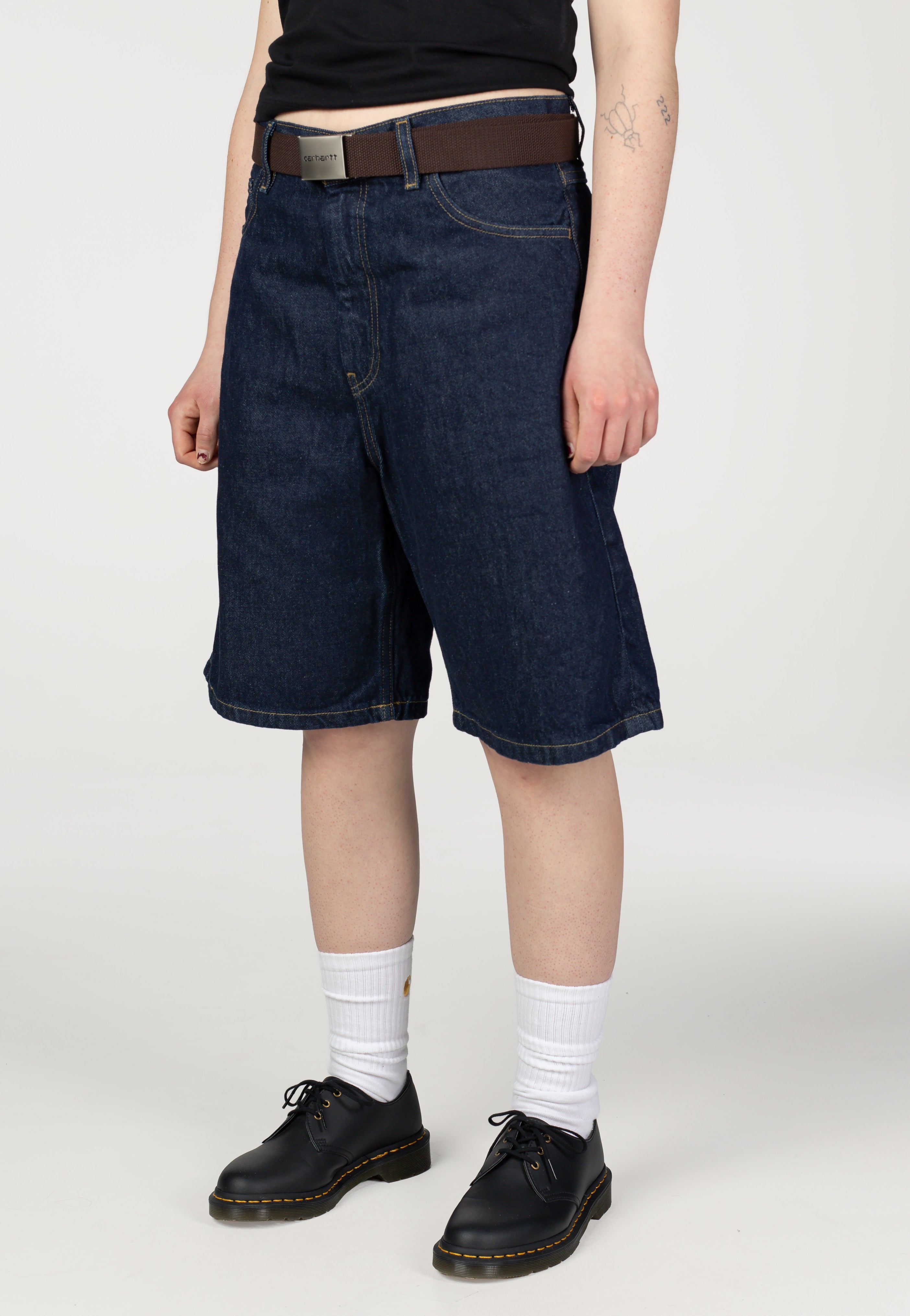 Carhartt WIP - W' Brandon Rinsed Blue - Shorts | Women-Image