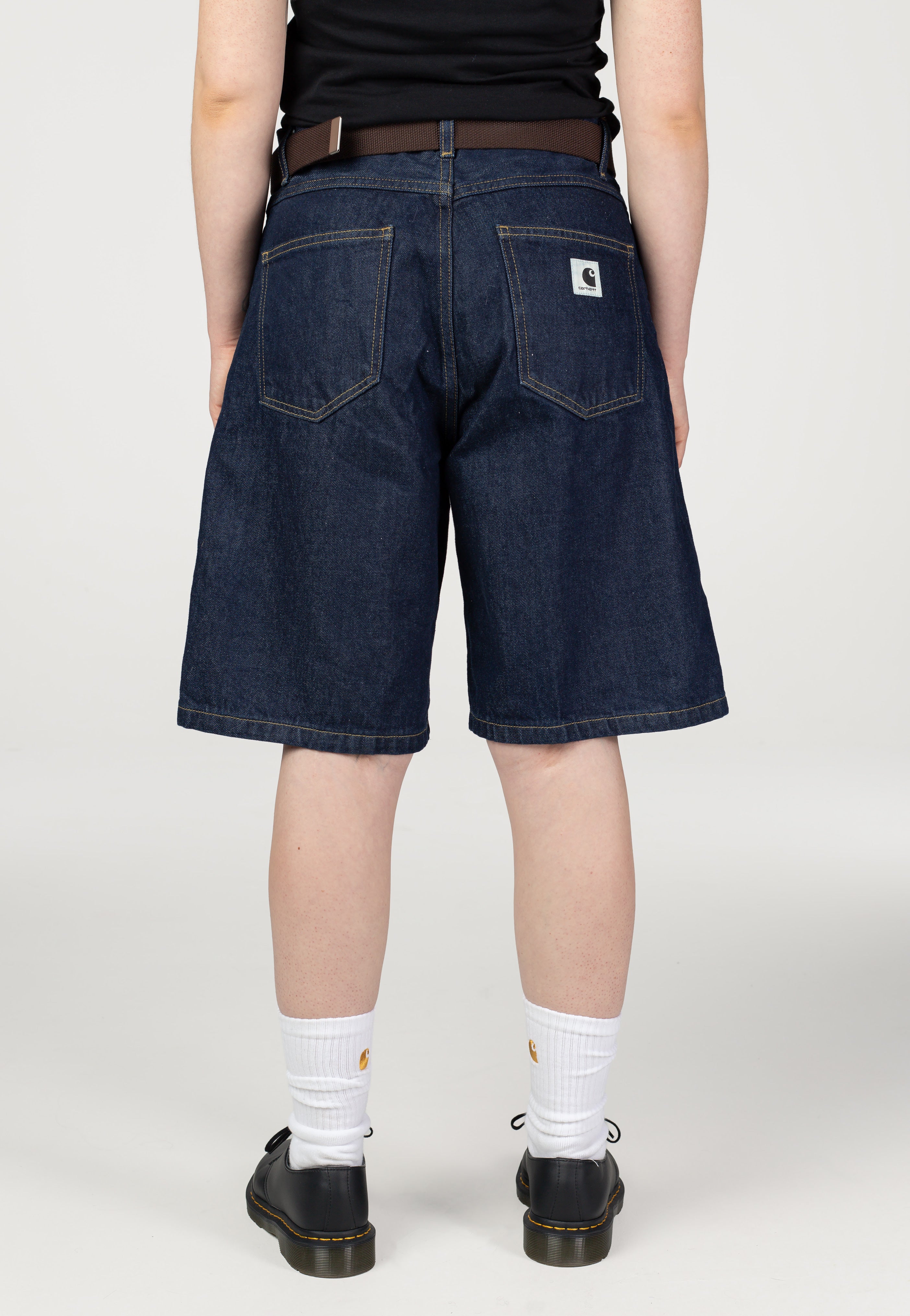 Carhartt WIP - W' Brandon Rinsed Blue - Shorts | Women-Image
