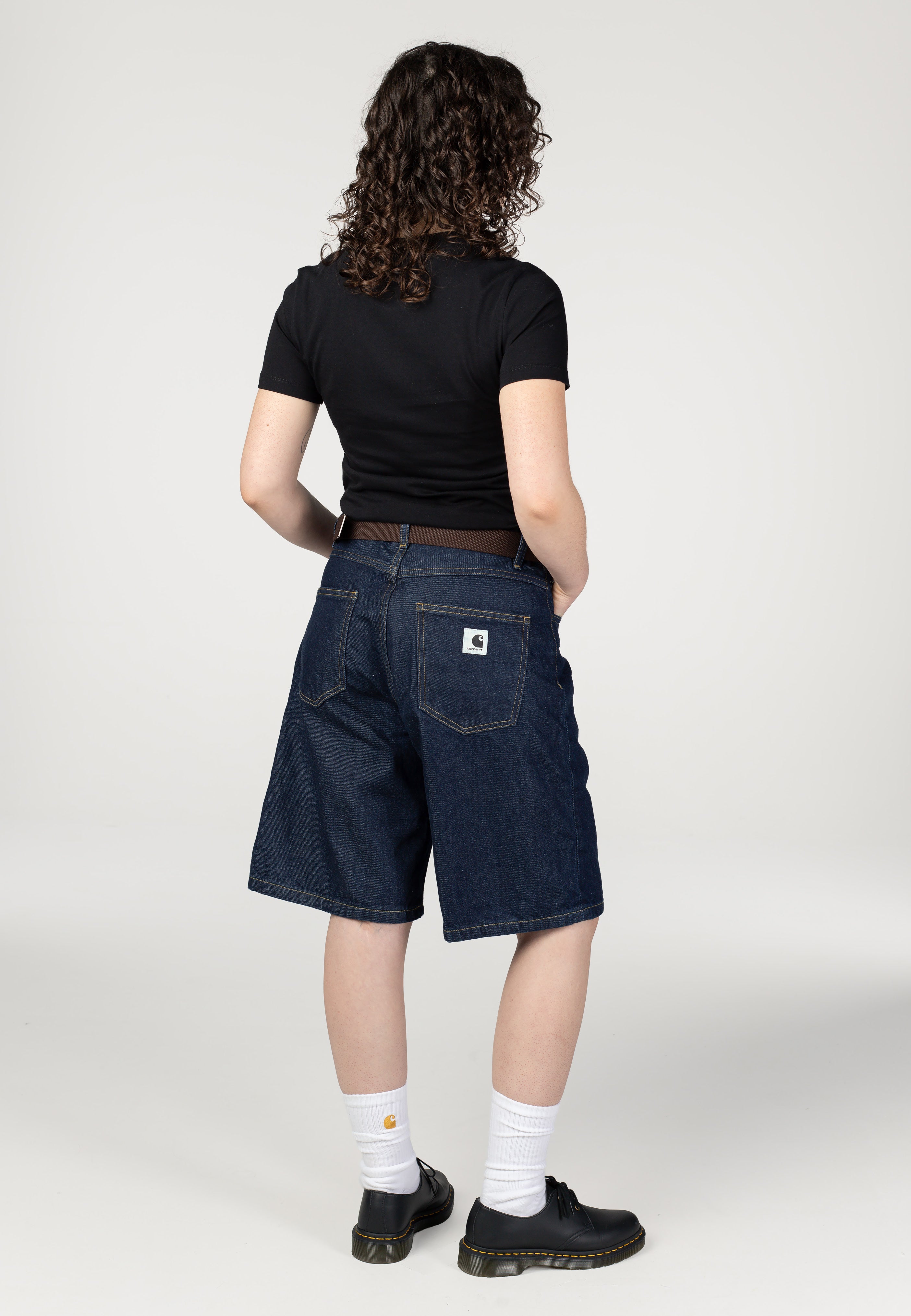 Carhartt WIP - W' Brandon Rinsed Blue - Shorts | Women-Image