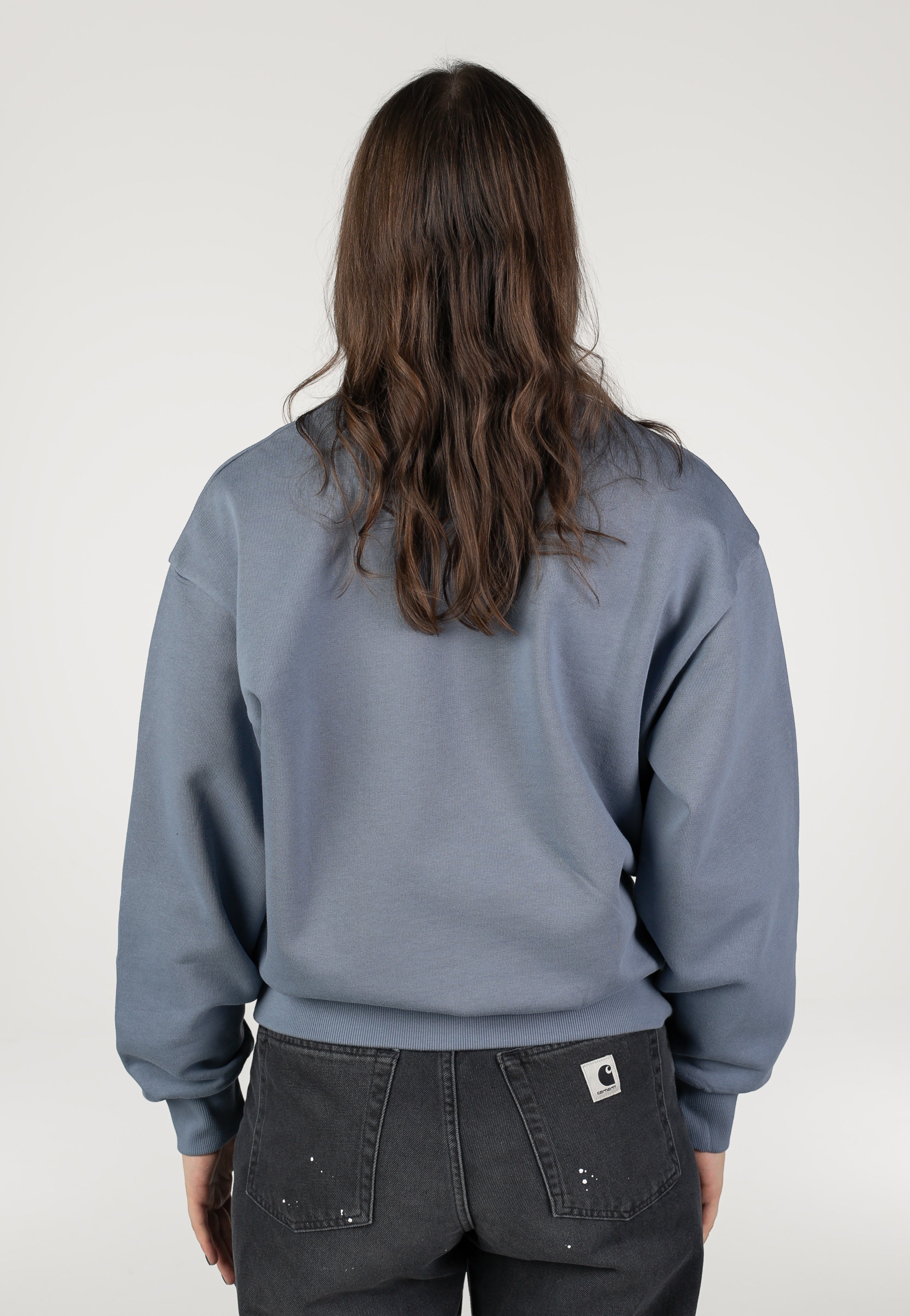 Carhartt WIP - W' Casey Shady Blue/Silver - Sweater | Women-Image