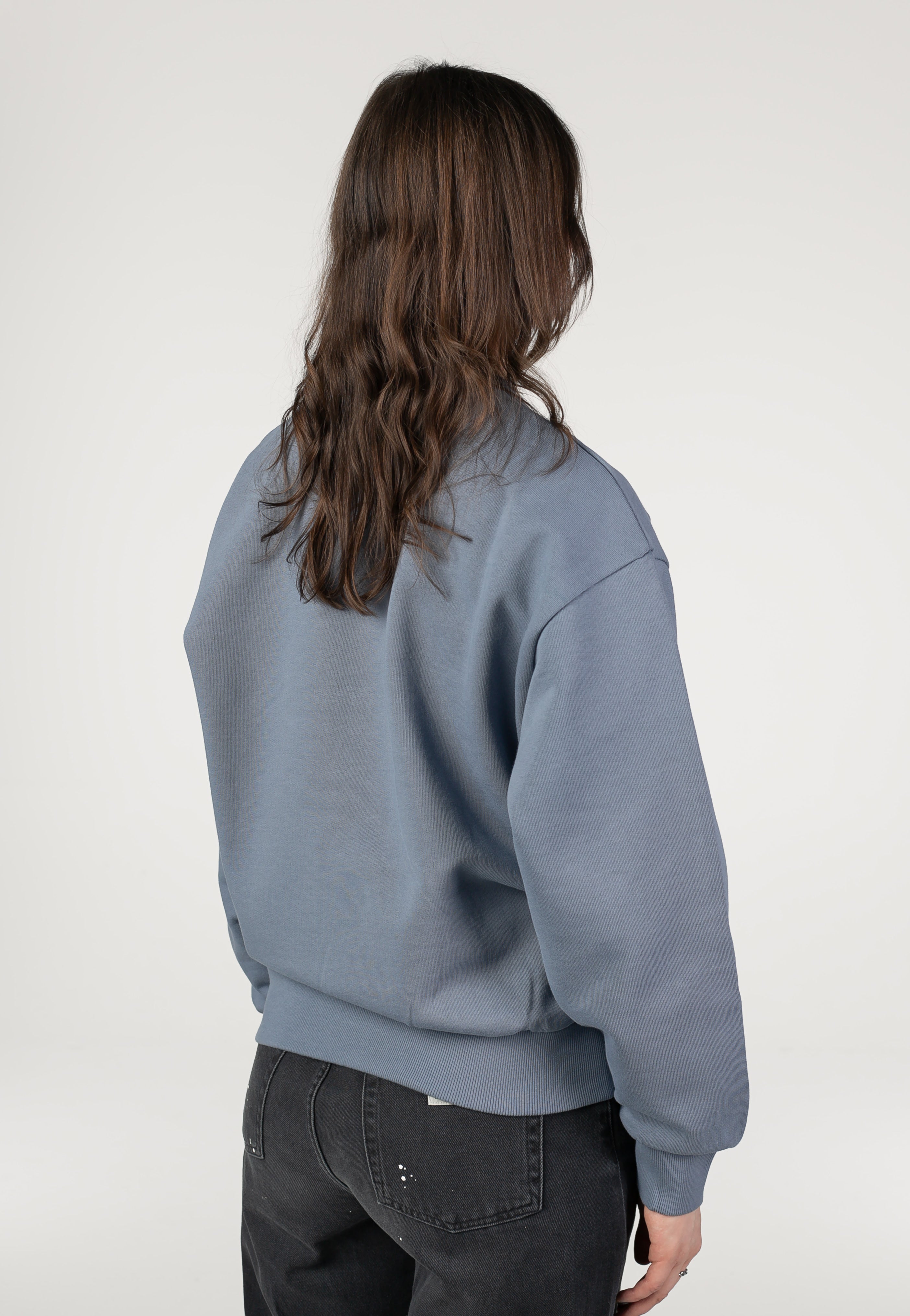 Carhartt WIP - W' Casey Shady Blue/Silver - Sweater | Women-Image