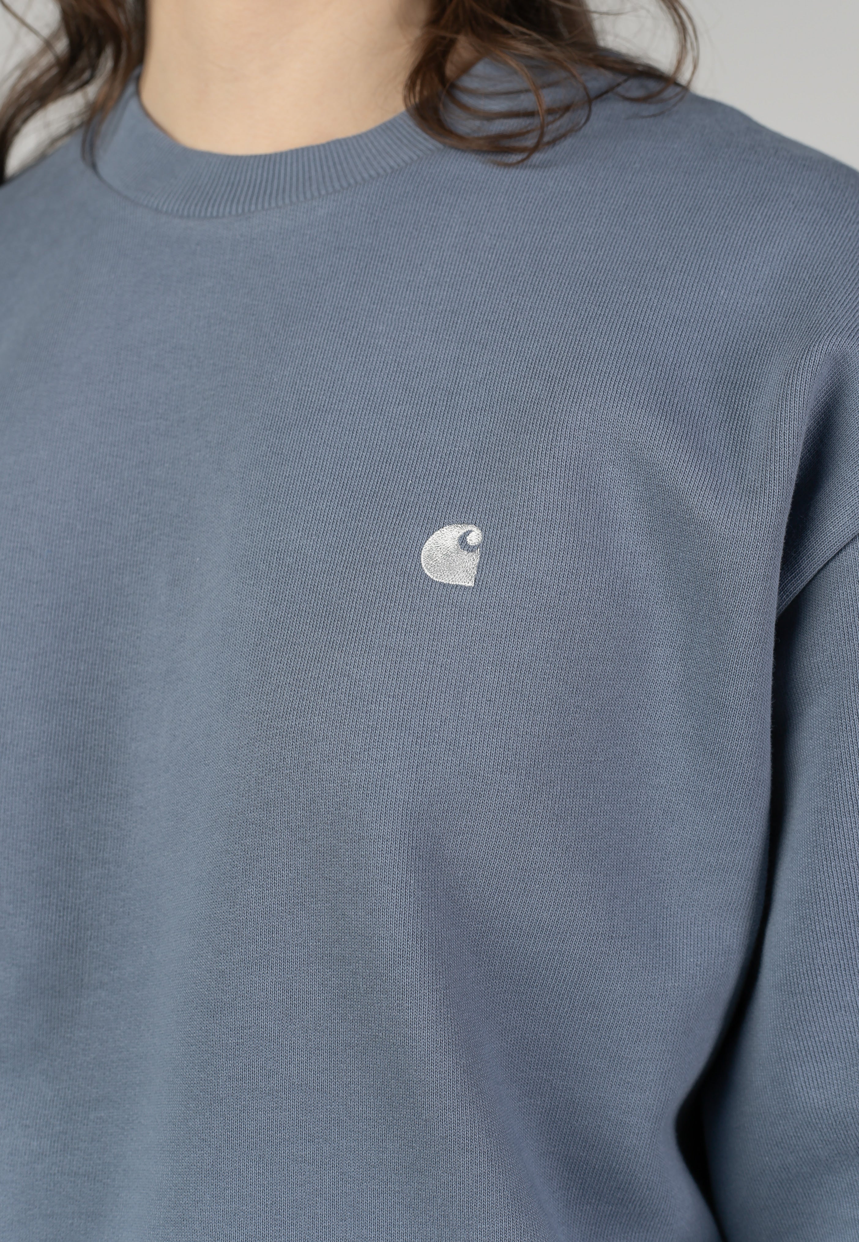 Carhartt WIP - W' Casey Shady Blue/Silver - Sweater | Women-Image