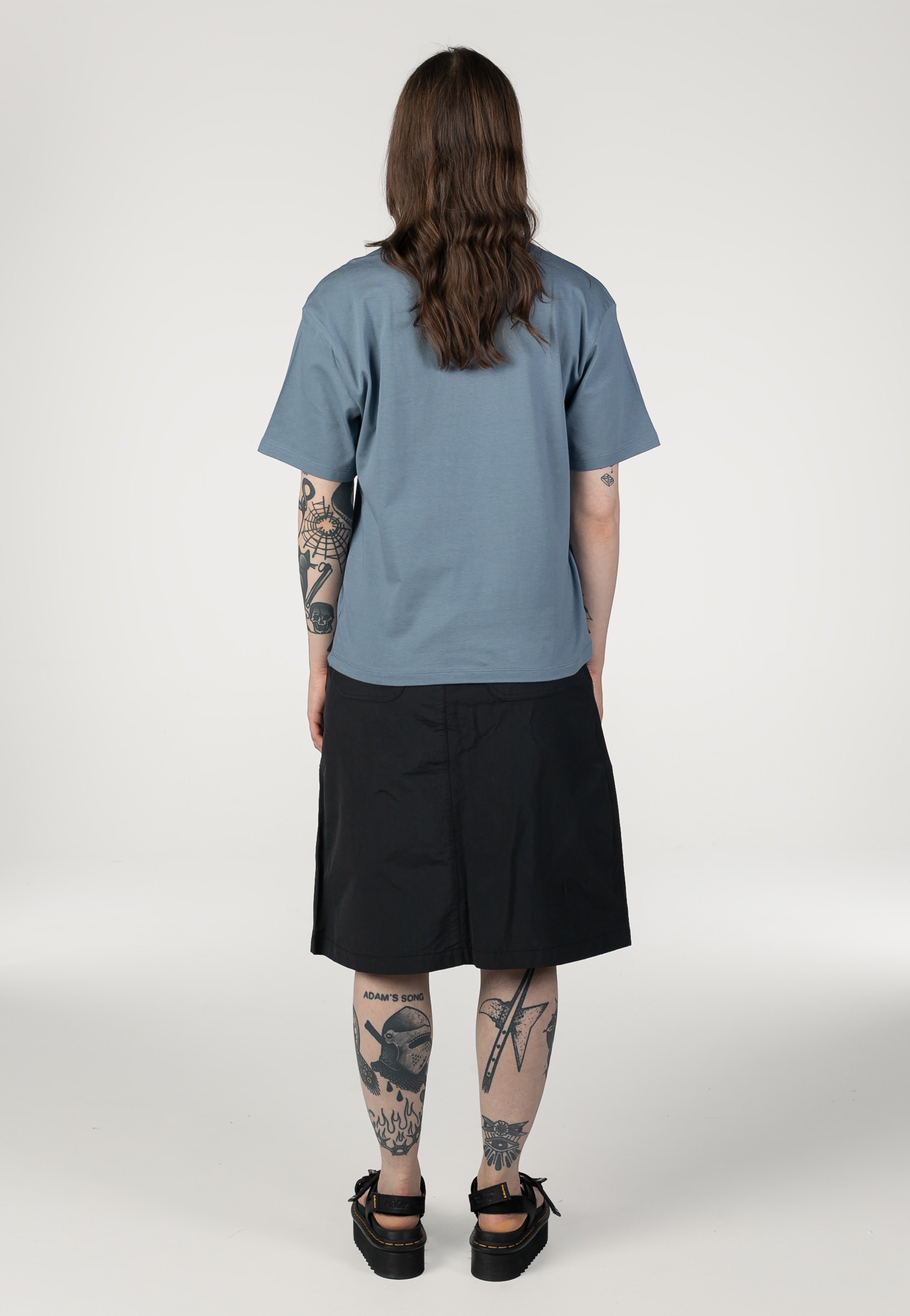 Carhartt WIP - W' Chase Shady Blue/Gold - T-Shirt | Women-Image