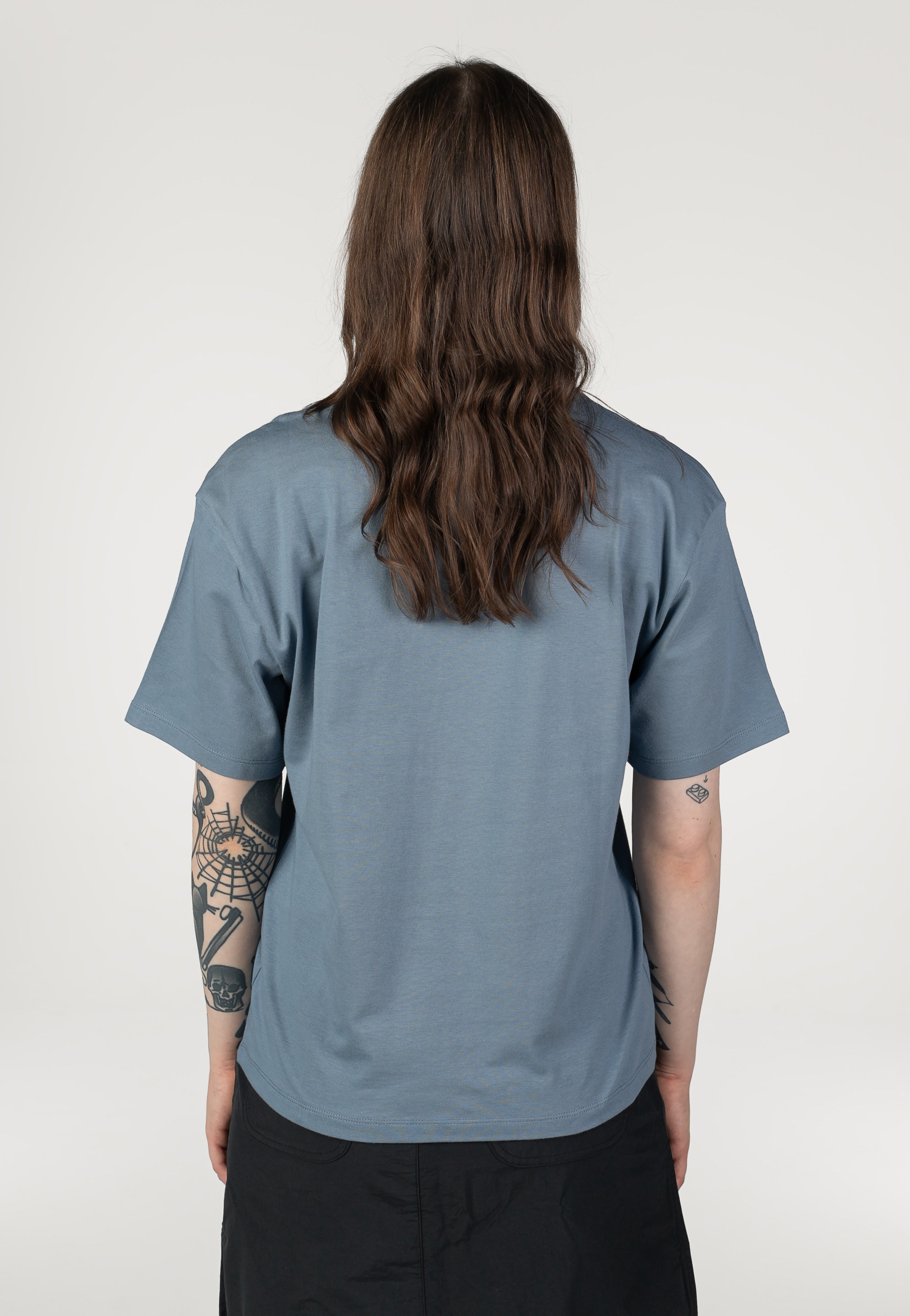 Carhartt WIP - W' Chase Shady Blue/Gold - T-Shirt | Women-Image