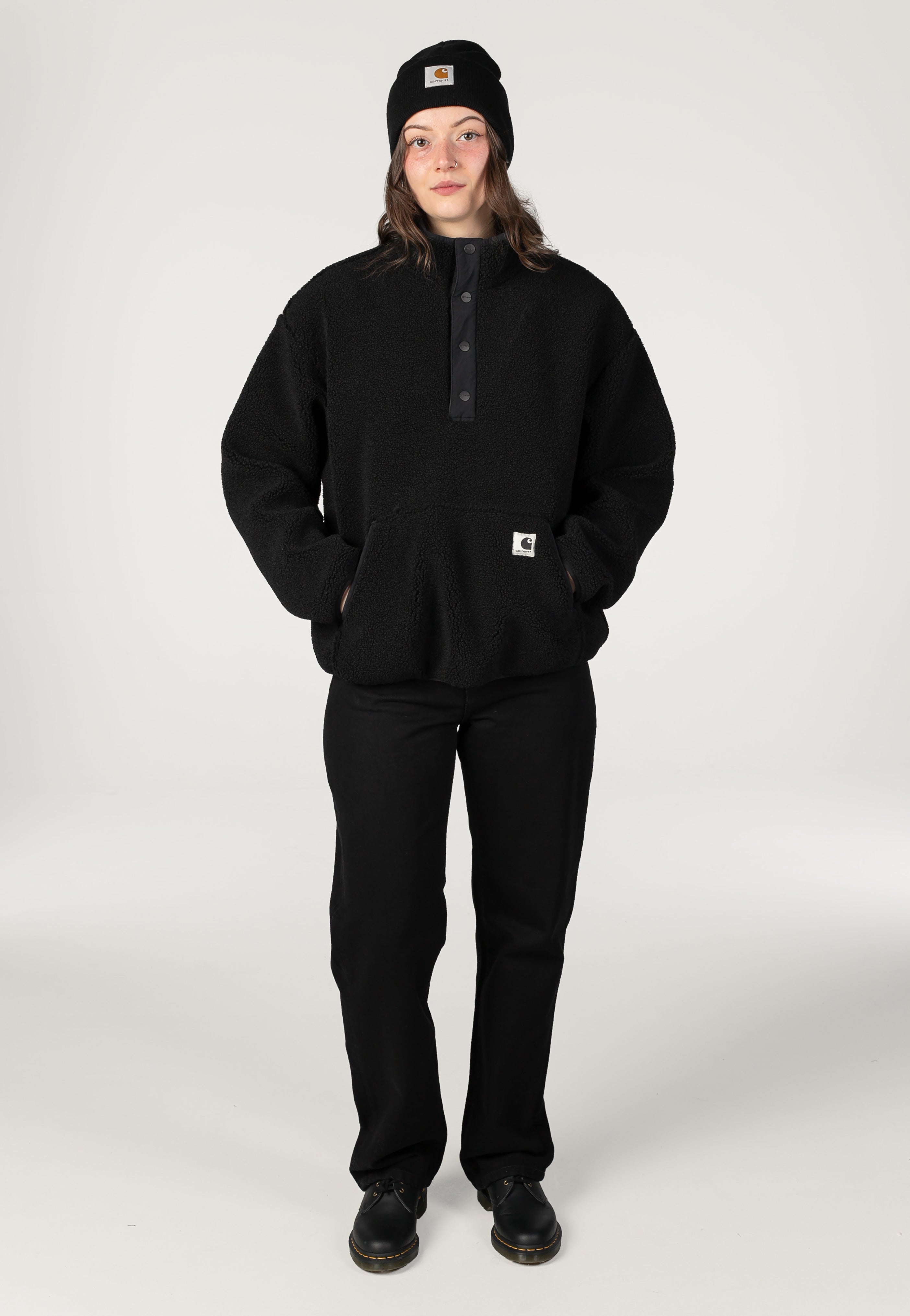 Carhartt WIP - W' Elliot High Neck Liner Black/Black - Jacket | Women-Image