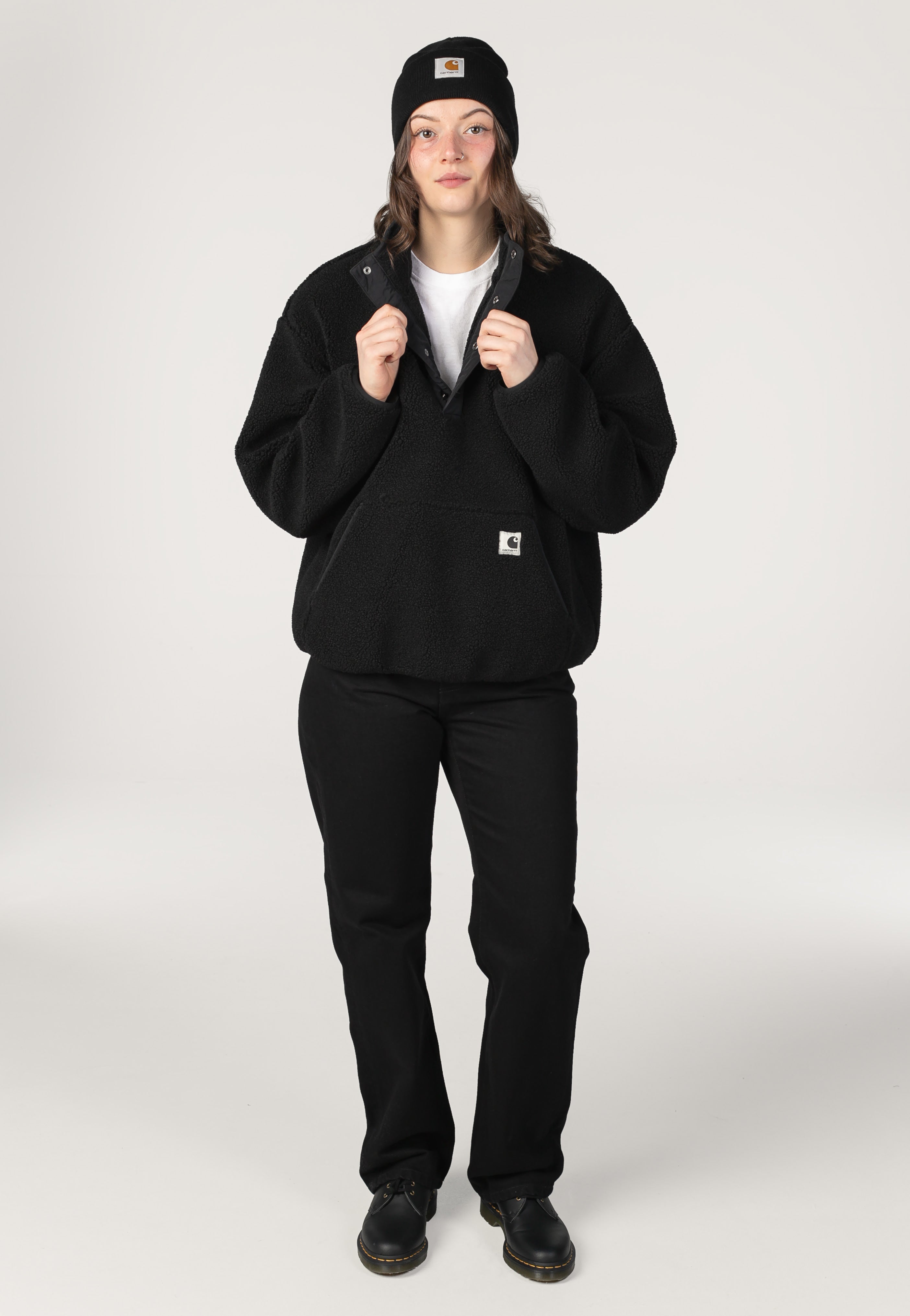 Carhartt WIP - W' Elliot High Neck Liner Black/Black - Jacket | Women-Image
