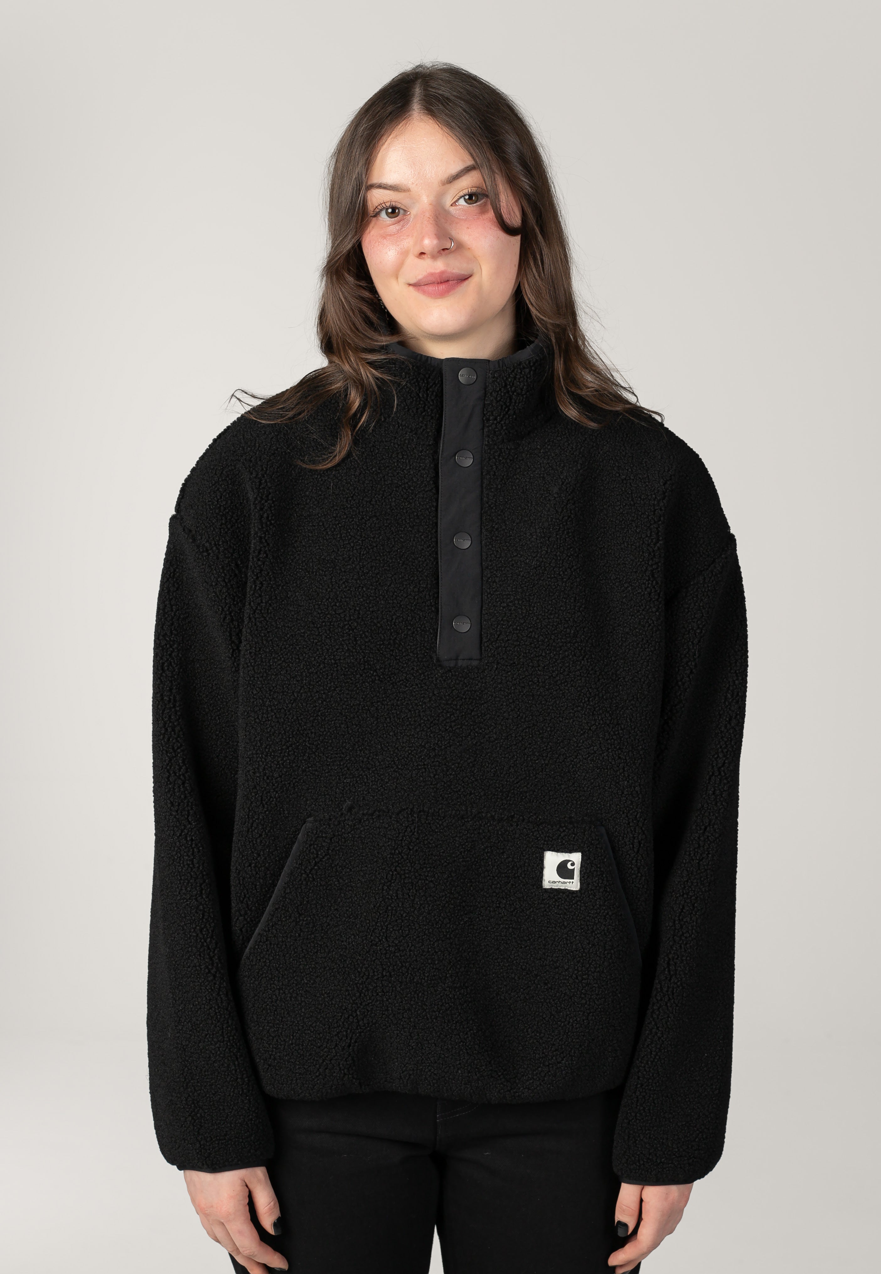 Carhartt WIP - W' Elliot High Neck Liner Black/Black - Jacket | Women-Image