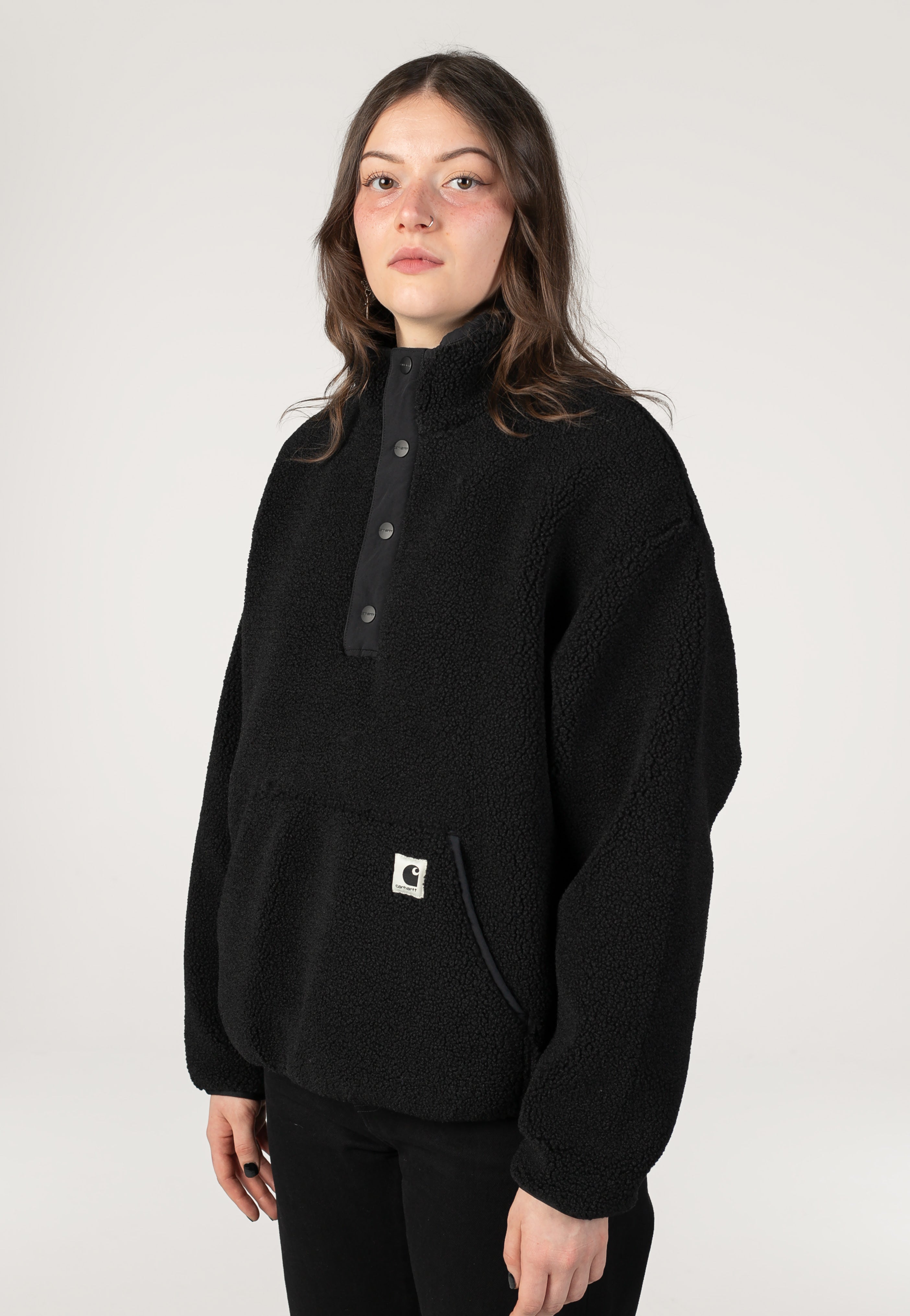 Carhartt WIP - W' Elliot High Neck Liner Black/Black - Jacket | Women-Image