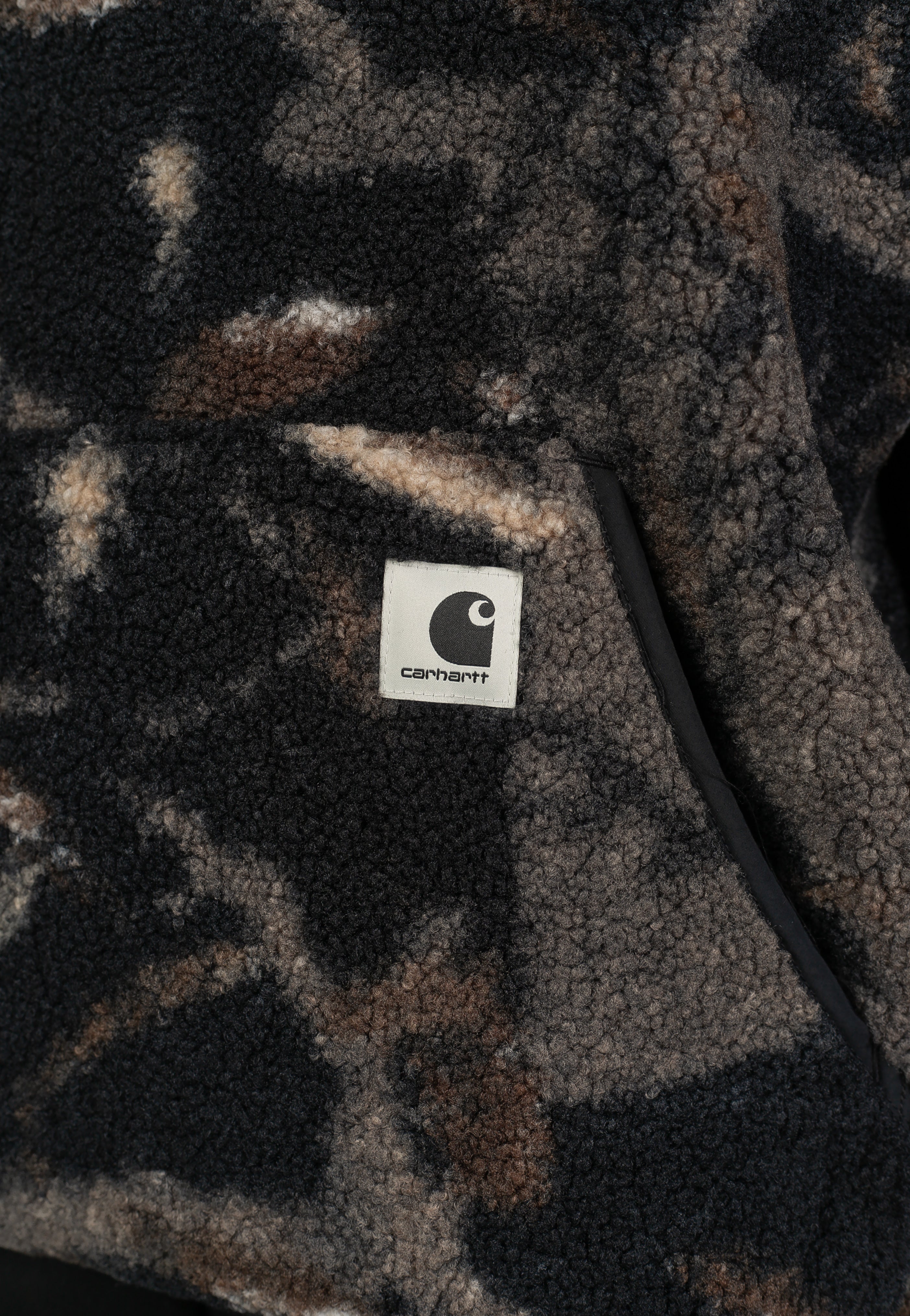 Carhartt WIP - W' Elliot High Neck Liner Camo Feather Tree/Black/Black - Jacket | Women-Image