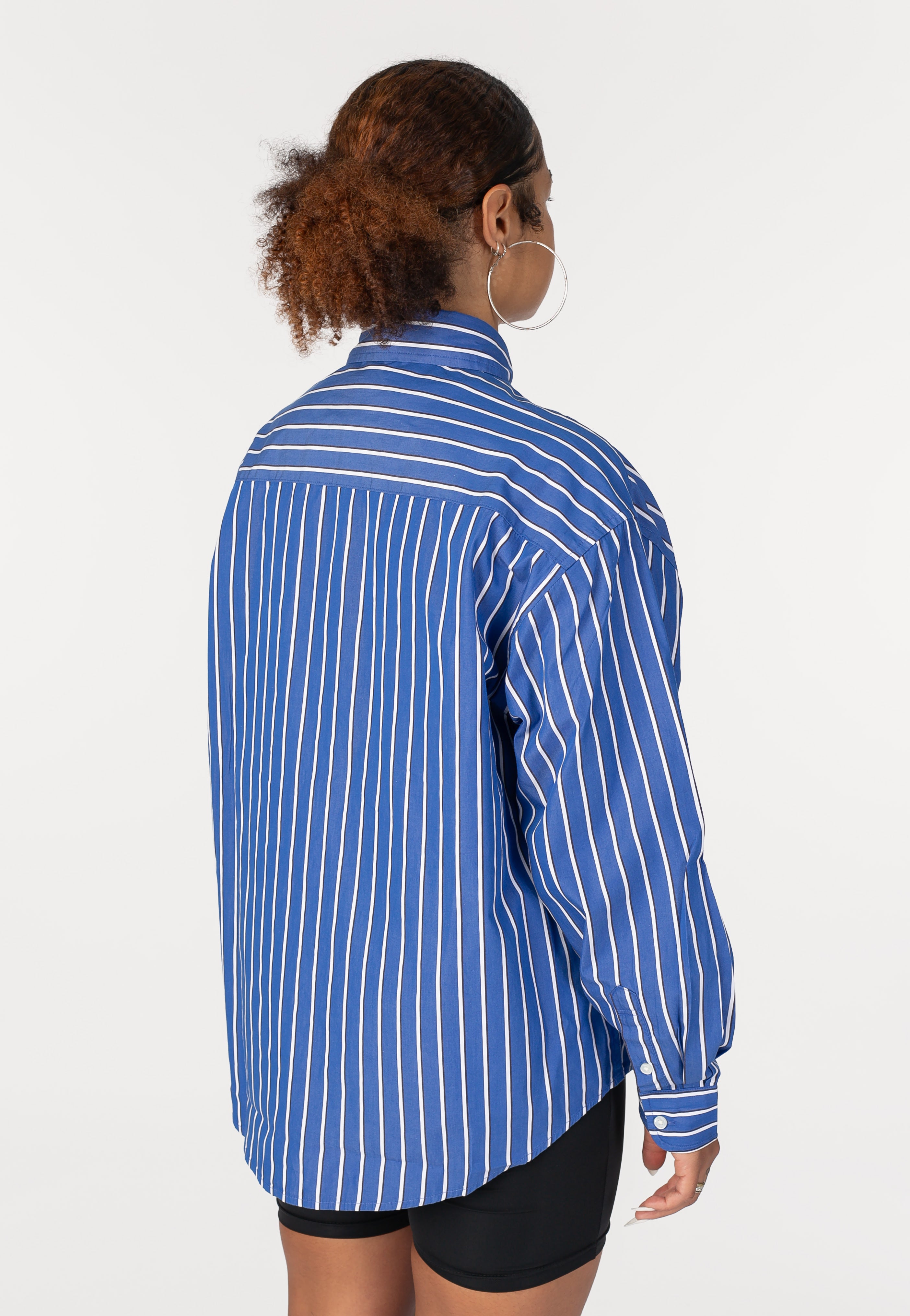 Carhartt WIP - W' Gowan Gowan Stripe/Lapis - Shirt | Women-Image