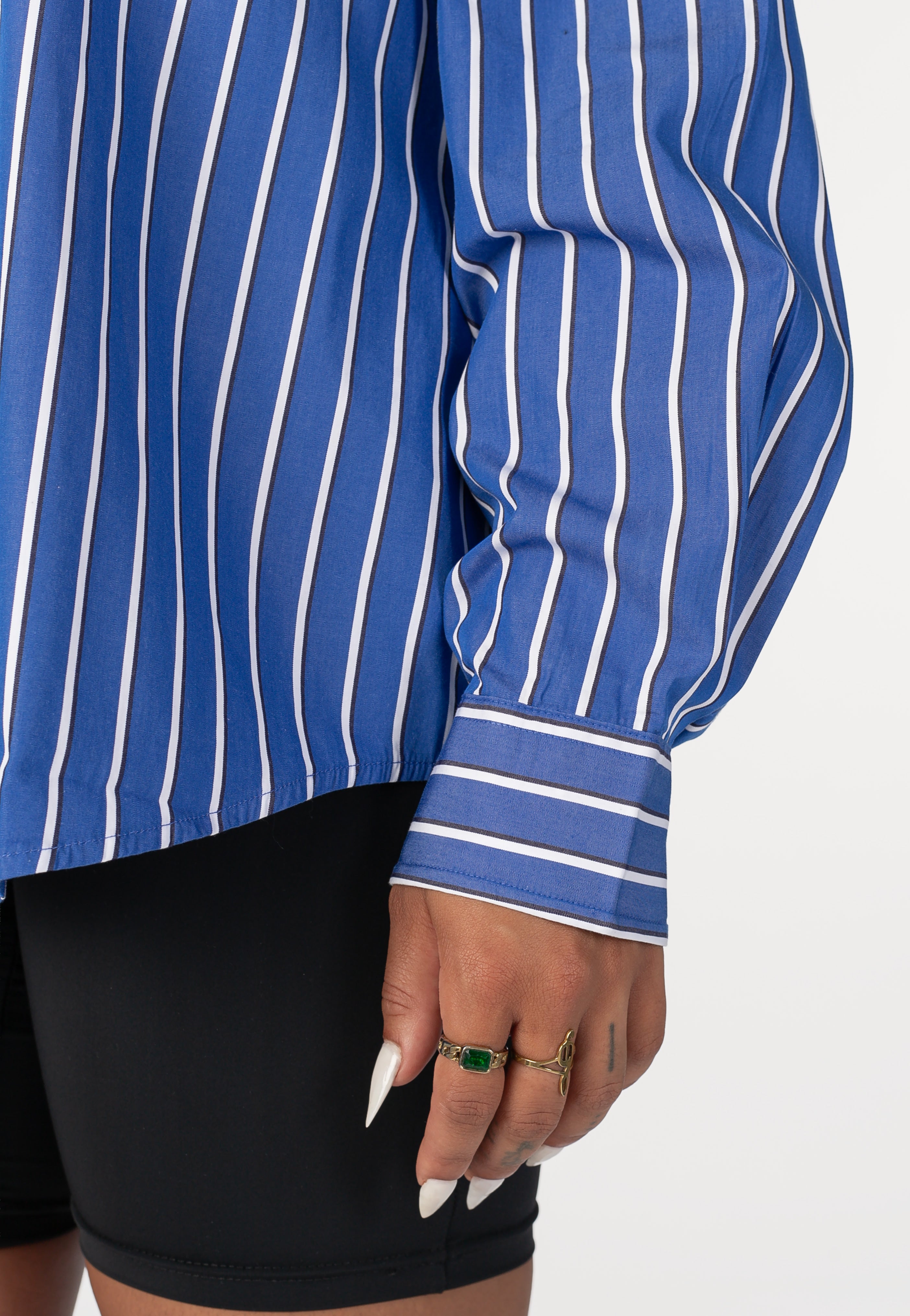 Carhartt WIP - W' Gowan Gowan Stripe/Lapis - Shirt | Women-Image