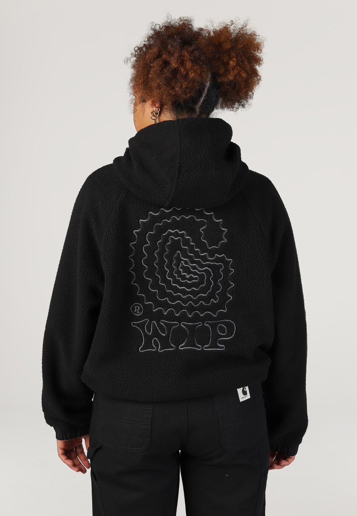 Carhartt WIP W' HD Limn C Fleece Black/Flint Chaqueta | Women-Image