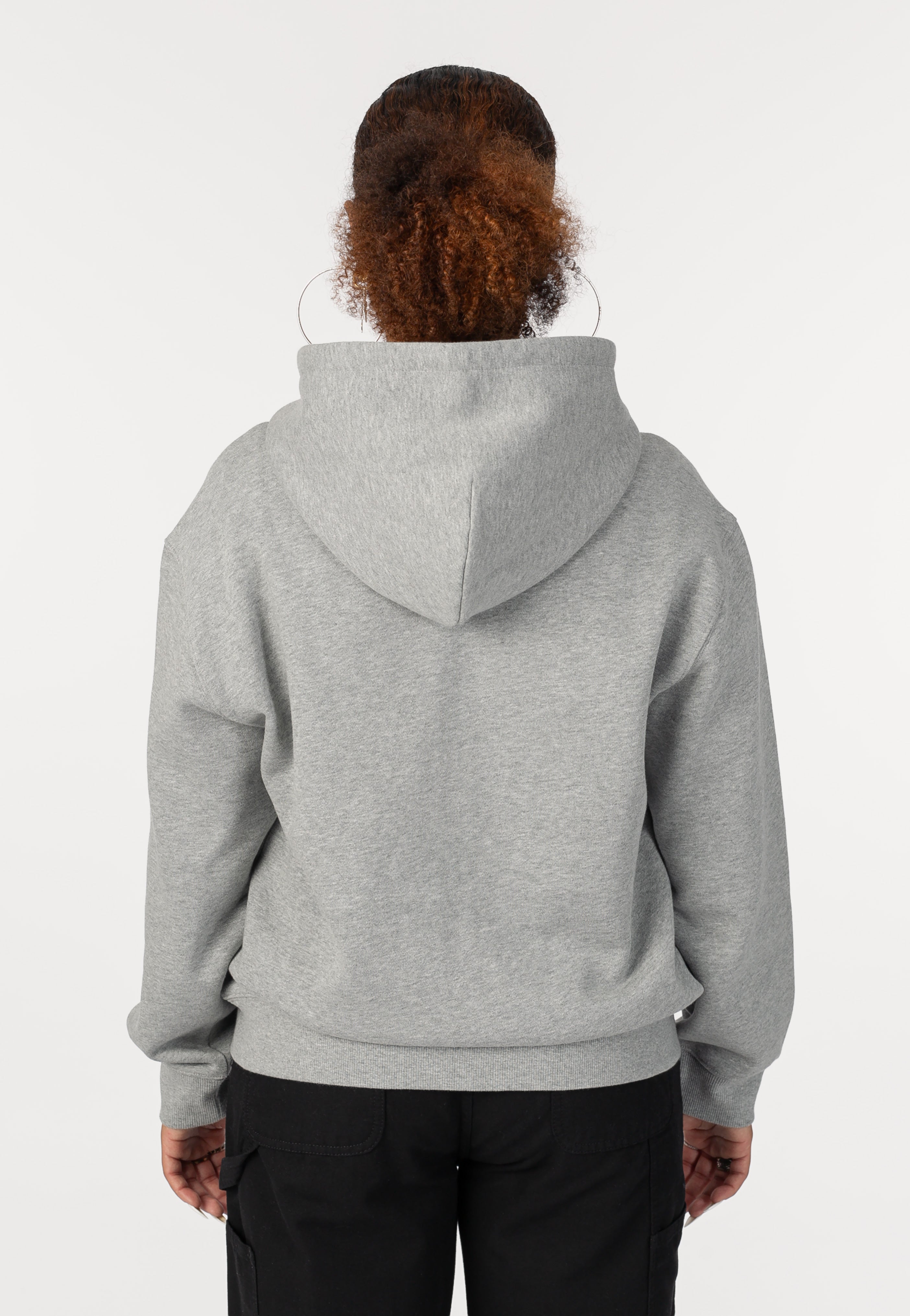 Carhartt WIP - W' HD Small Heart Patch Grey Heather/Black - Hoodie | Women-Image