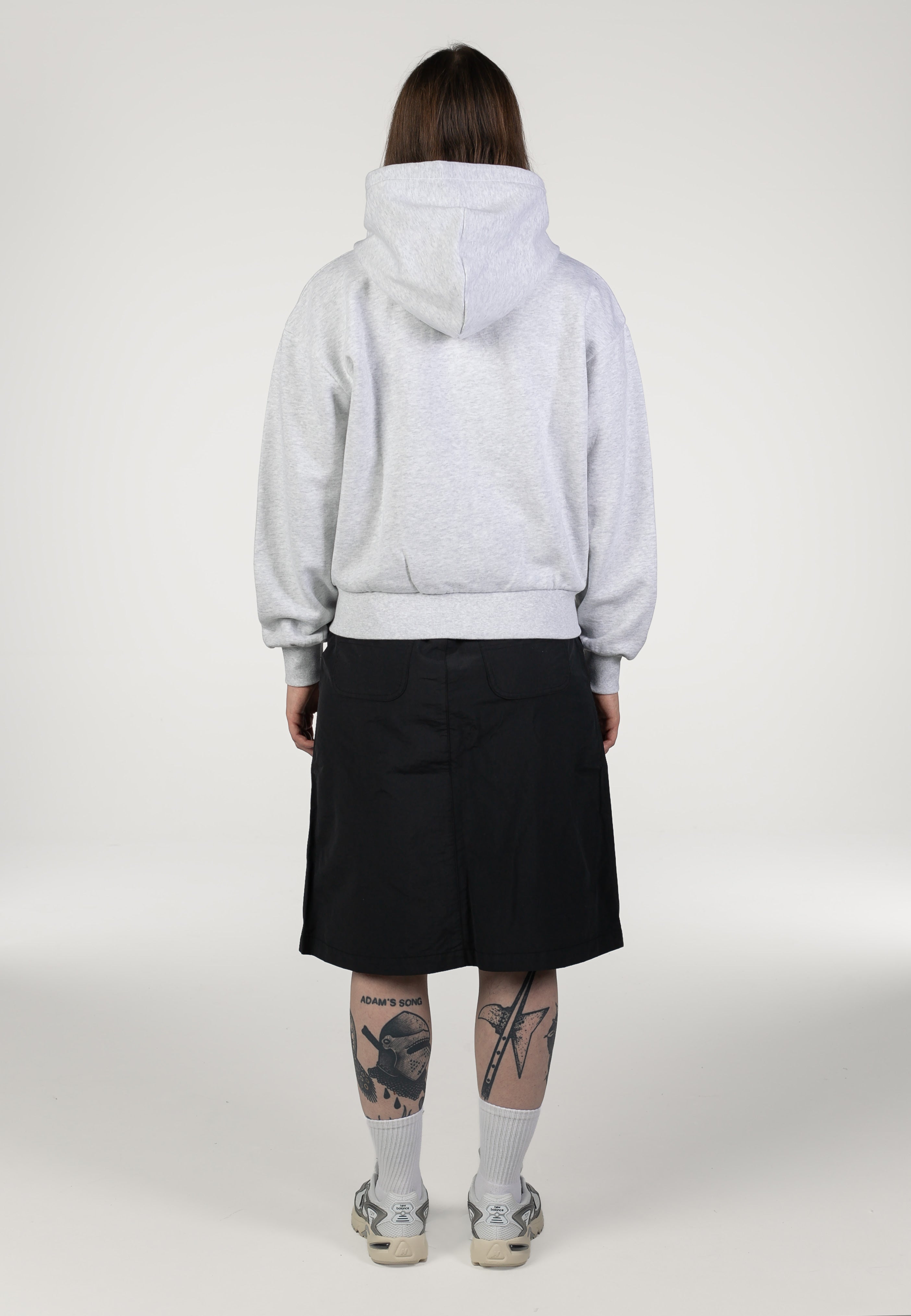 Carhartt WIP W' Hooded Casey Ash Heather/Silver Mikina na zip | Women-Image