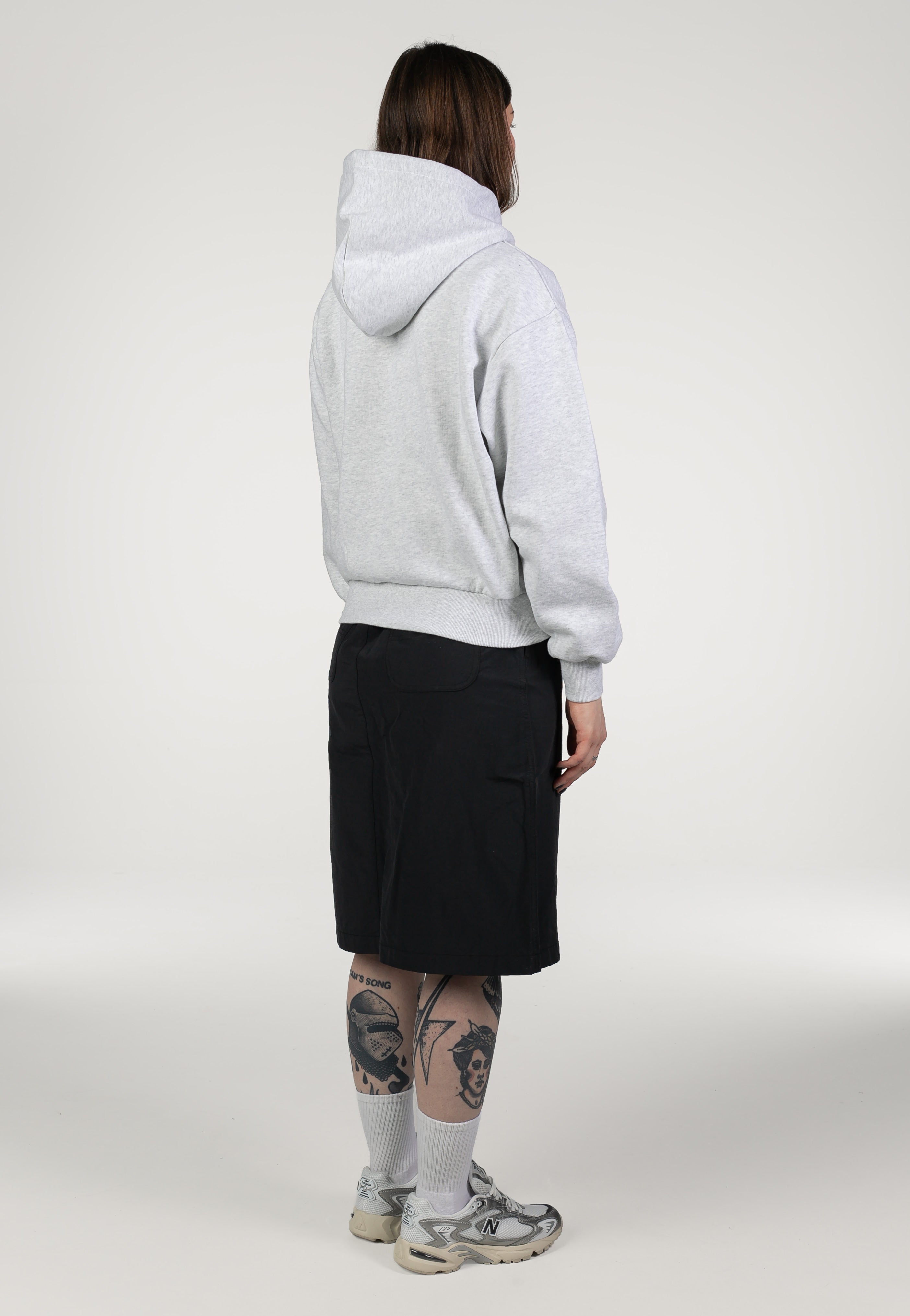 Carhartt WIP W' Hooded Casey Ash Heather/Silver Mikina na zip | Women-Image