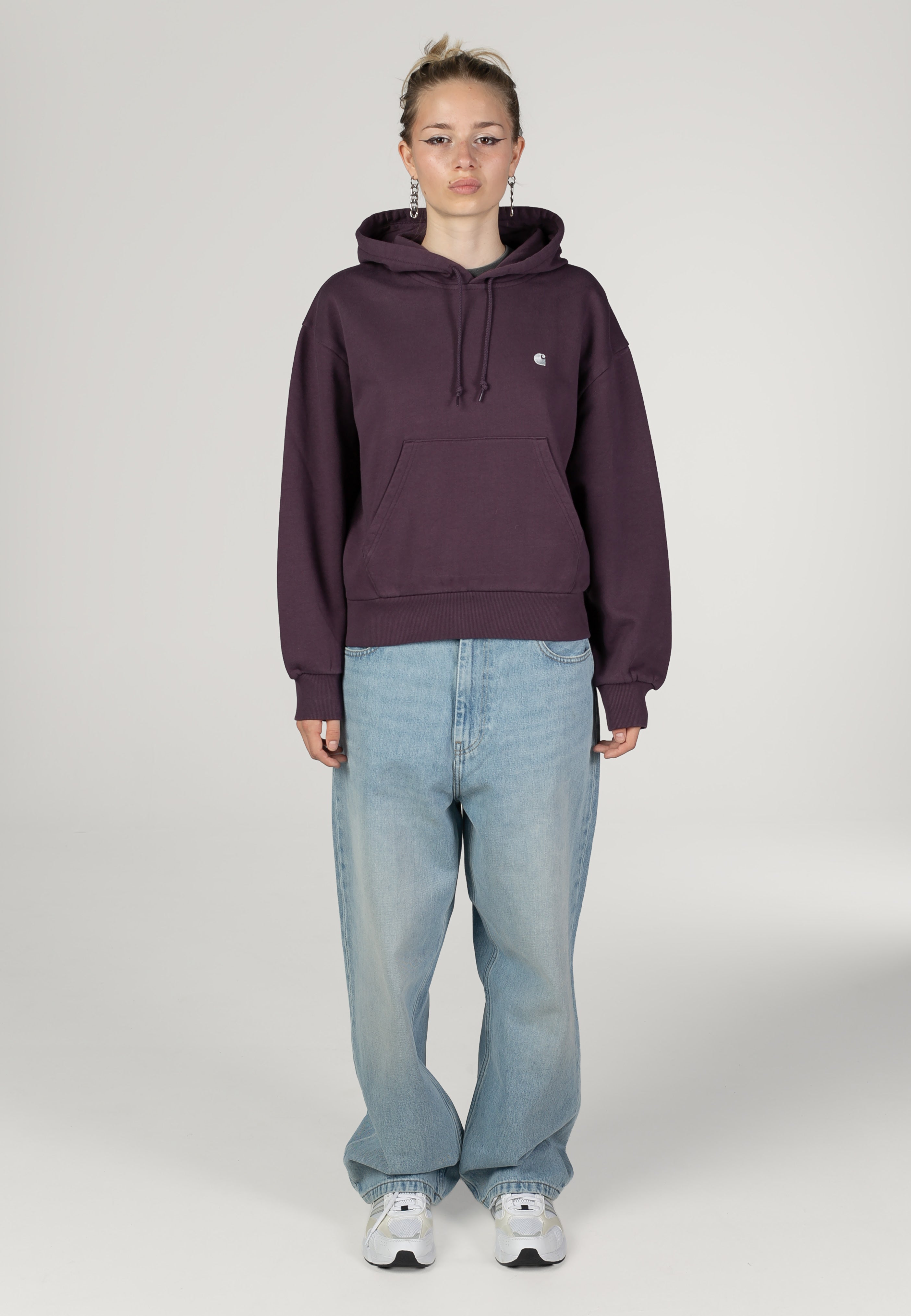 Carhartt WIP - W' Hooded Casey Cozy Purple/Silver - Hoodie | Women-Image