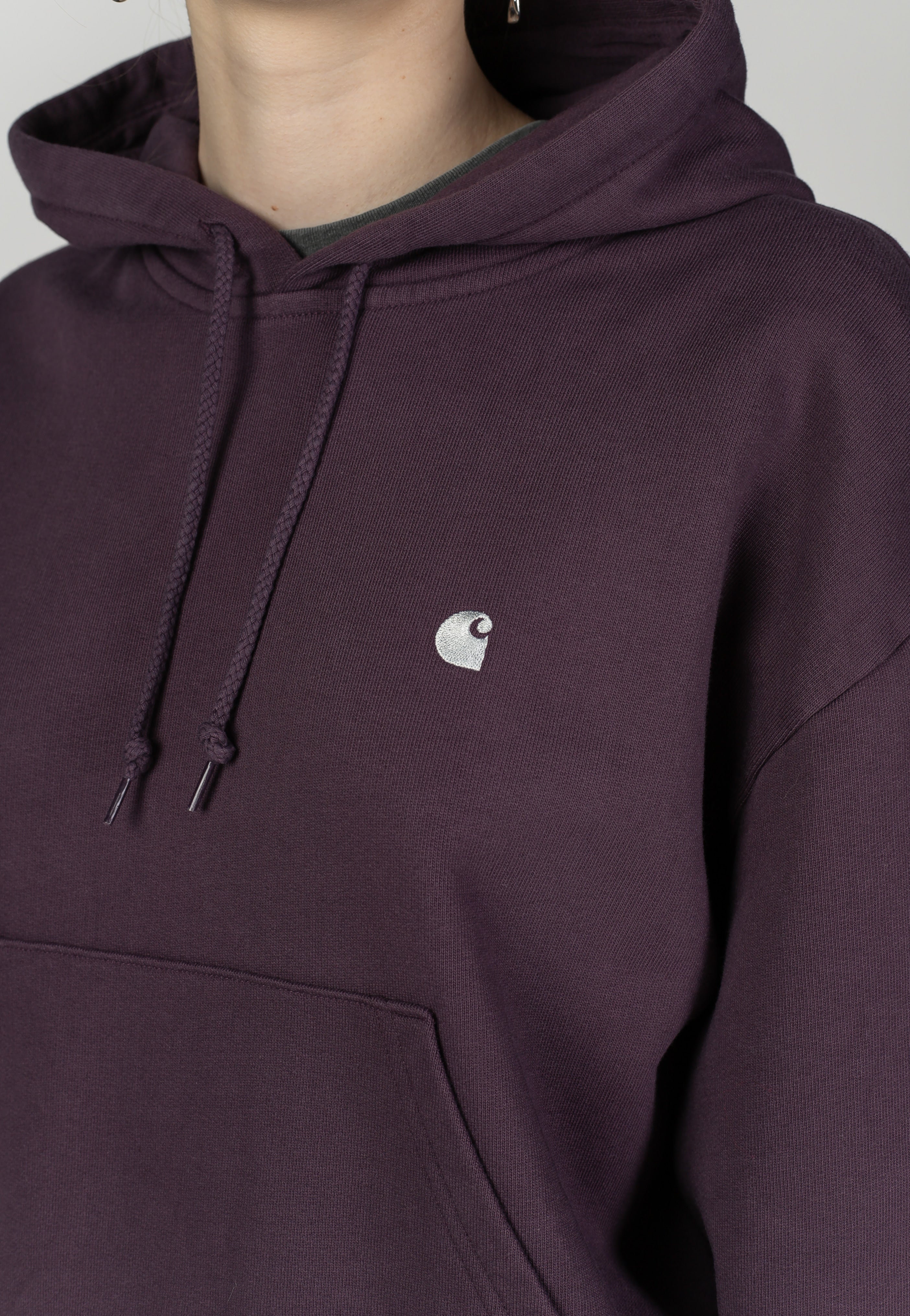 Carhartt WIP - W' Hooded Casey Cozy Purple/Silver - Hoodie | Women-Image