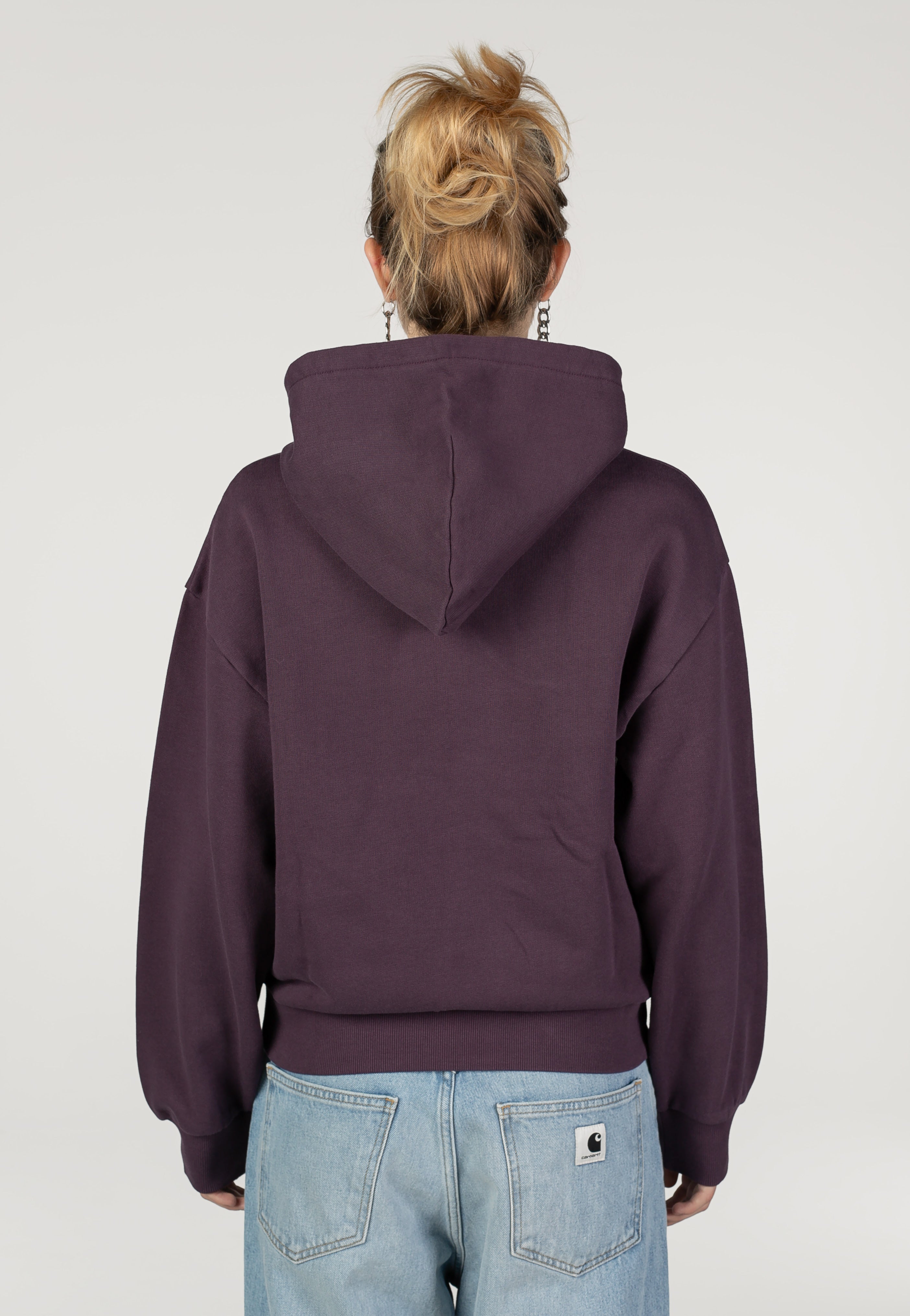 Carhartt WIP - W' Hooded Casey Cozy Purple/Silver - Hoodie | Women-Image