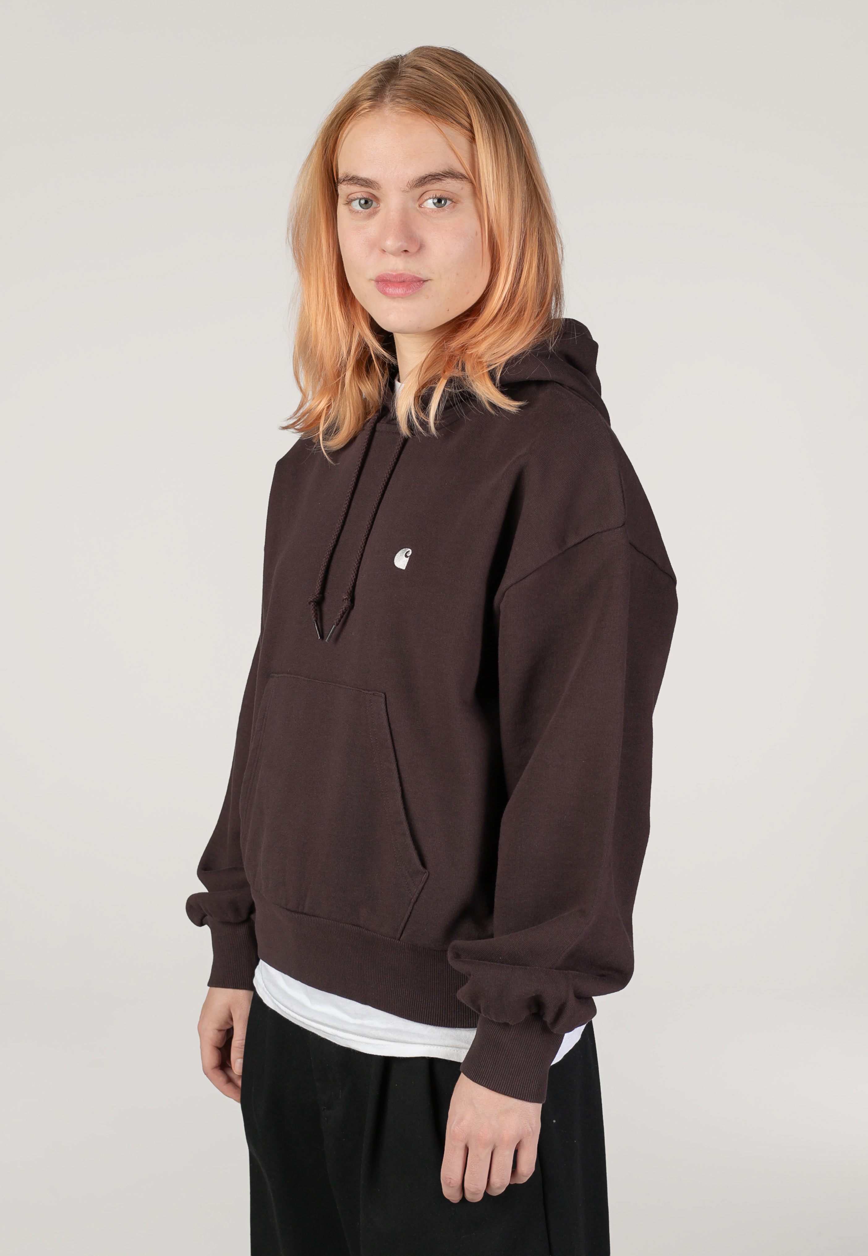 Carhartt WIP - W' Hooded Casey Palisander/Silver - Hoodie | Women-Image