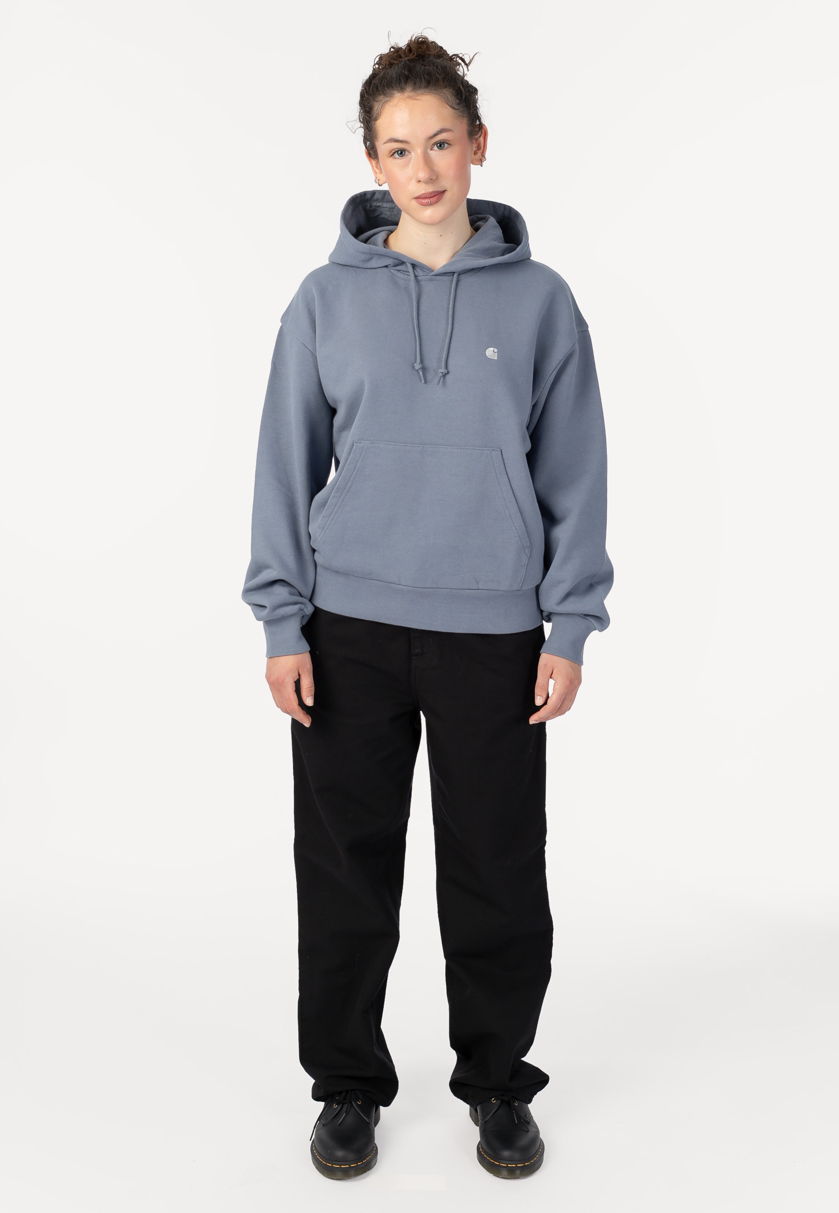 Carhartt WIP - W' Hooded Casey Shady Blue/Silver - Hoodie | Women-Image