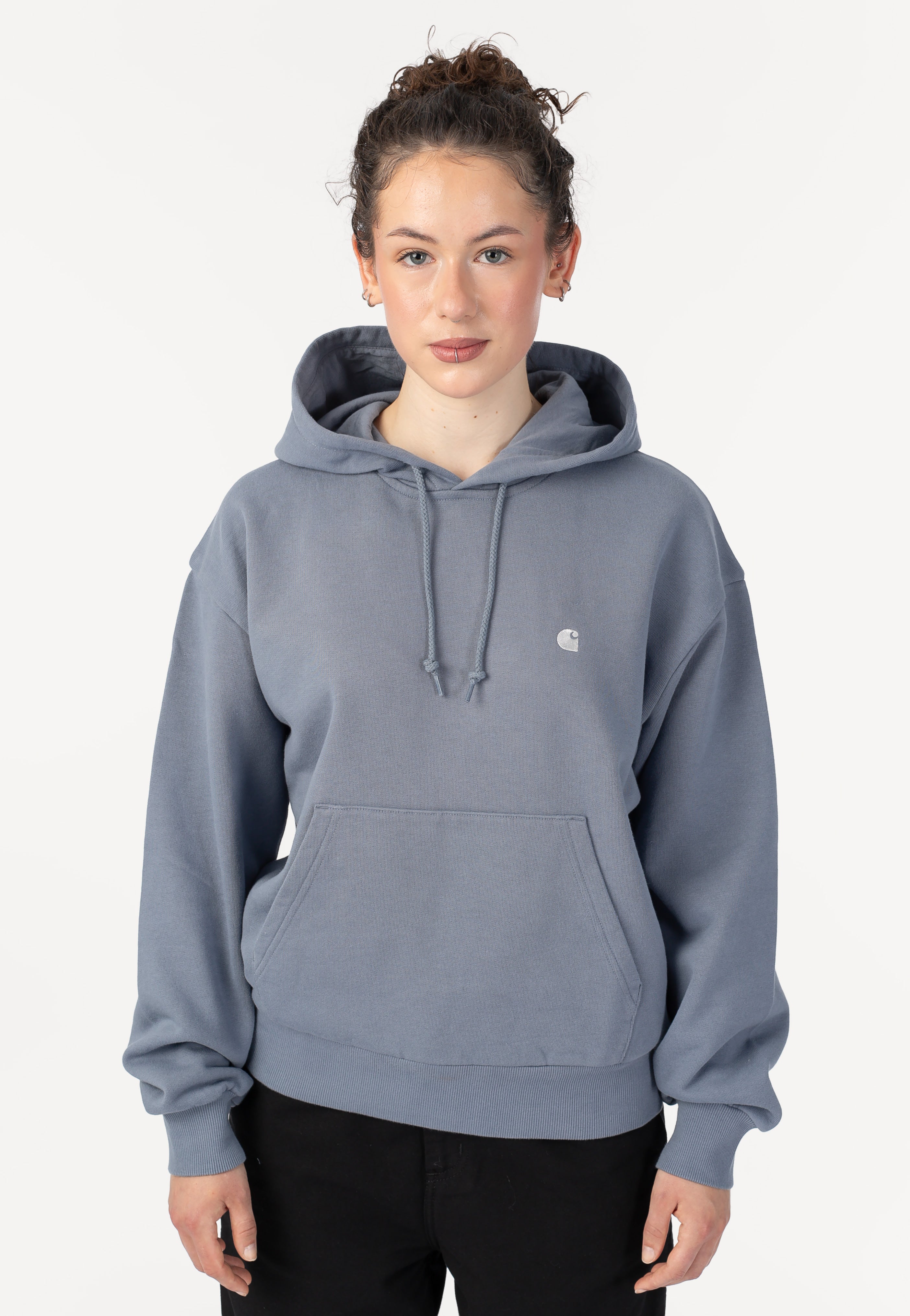 Carhartt WIP - W' Hooded Casey Shady Blue/Silver - Hoodie | Women-Image