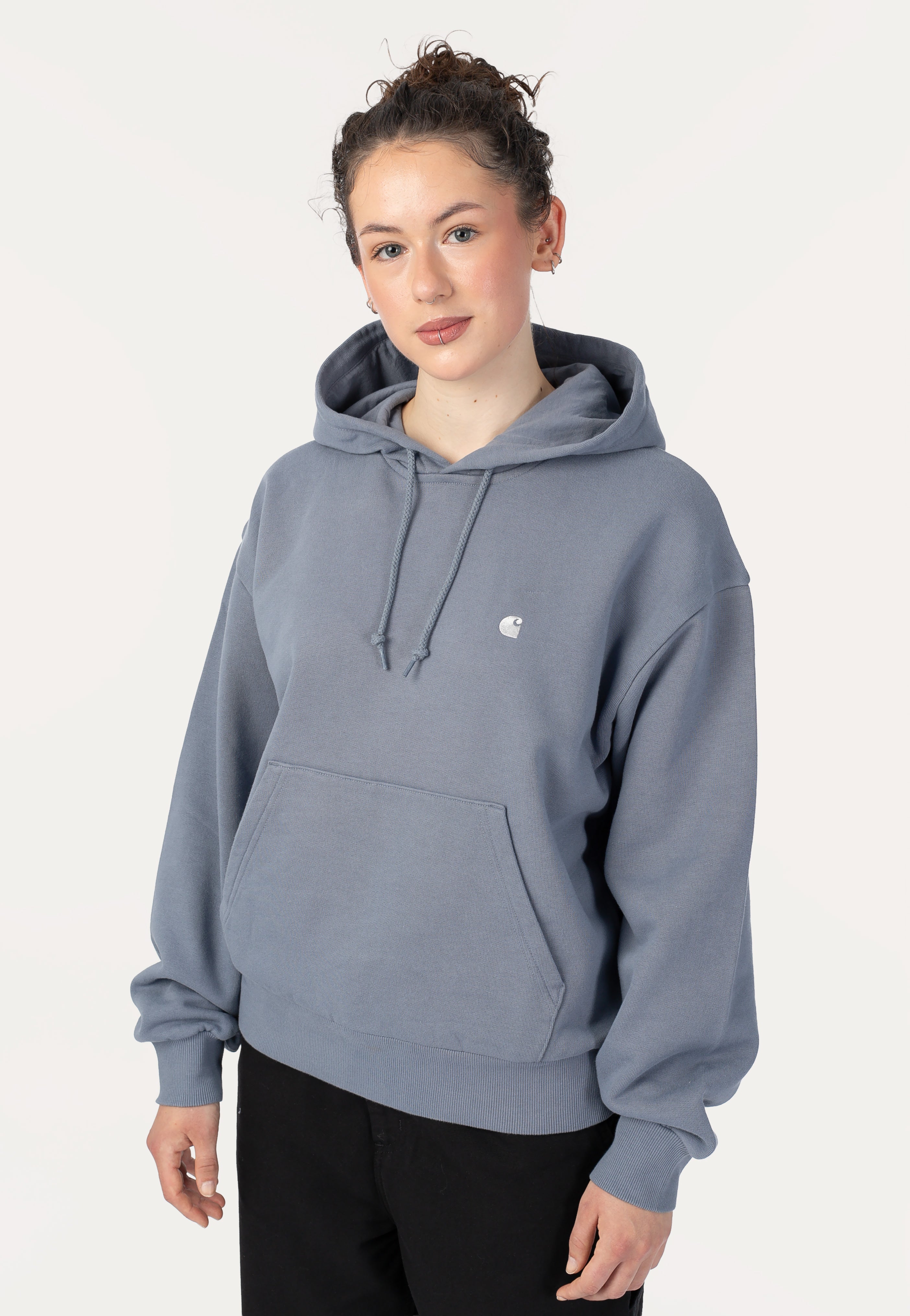 Carhartt WIP - W' Hooded Casey Shady Blue/Silver - Hoodie | Women-Image