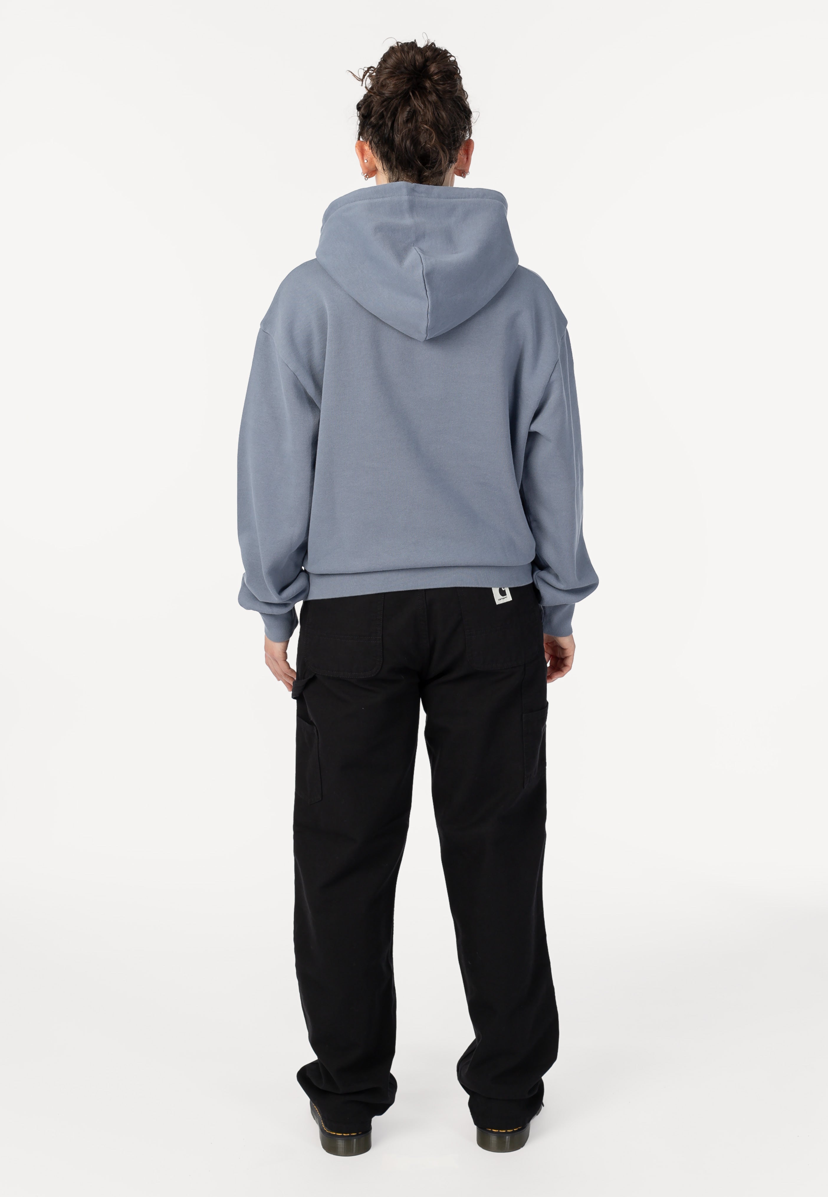 Carhartt WIP - W' Hooded Casey Shady Blue/Silver - Hoodie | Women-Image