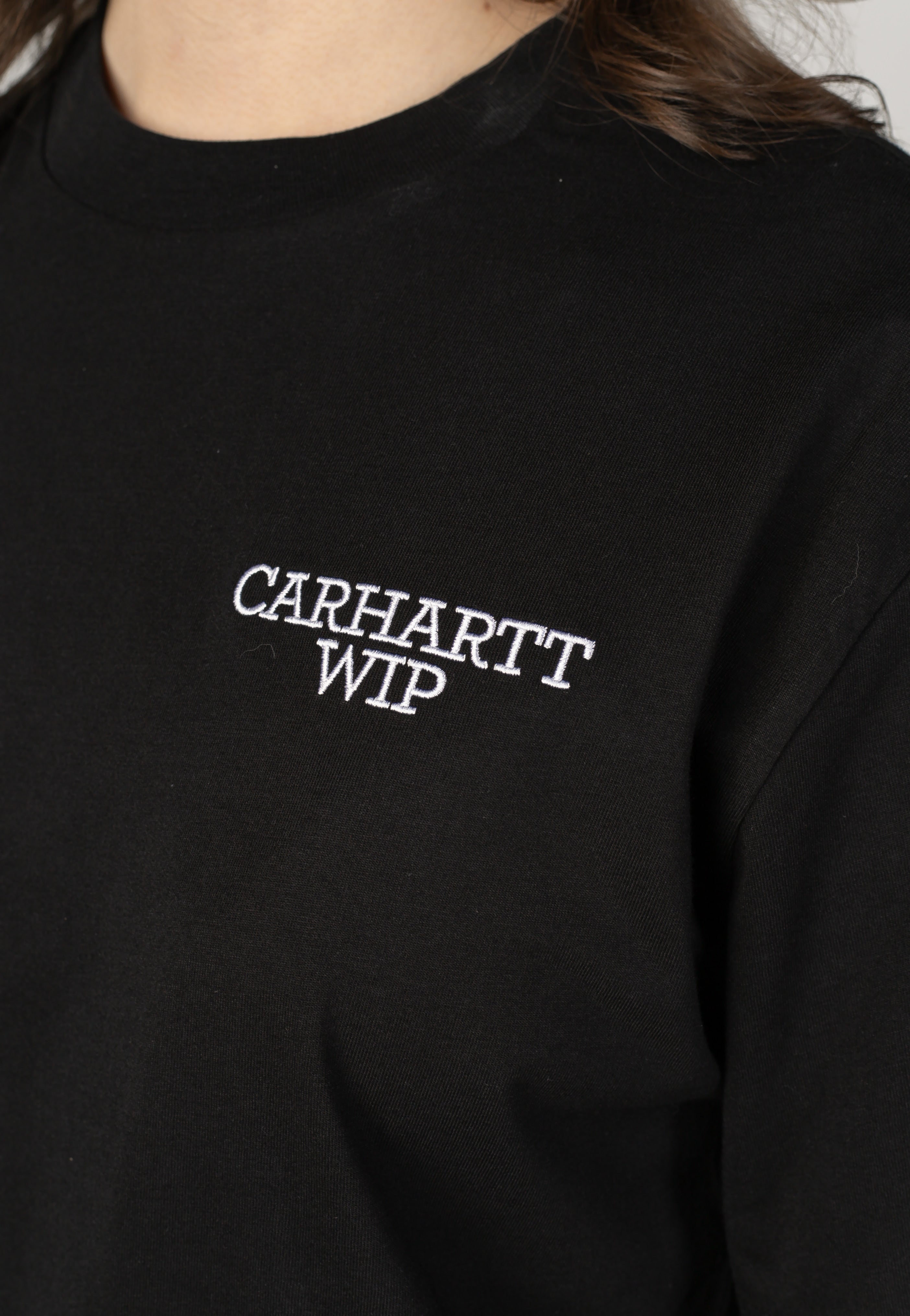 Carhartt WIP - W' Hugging Cats Black - T-Shirt | Women-Image