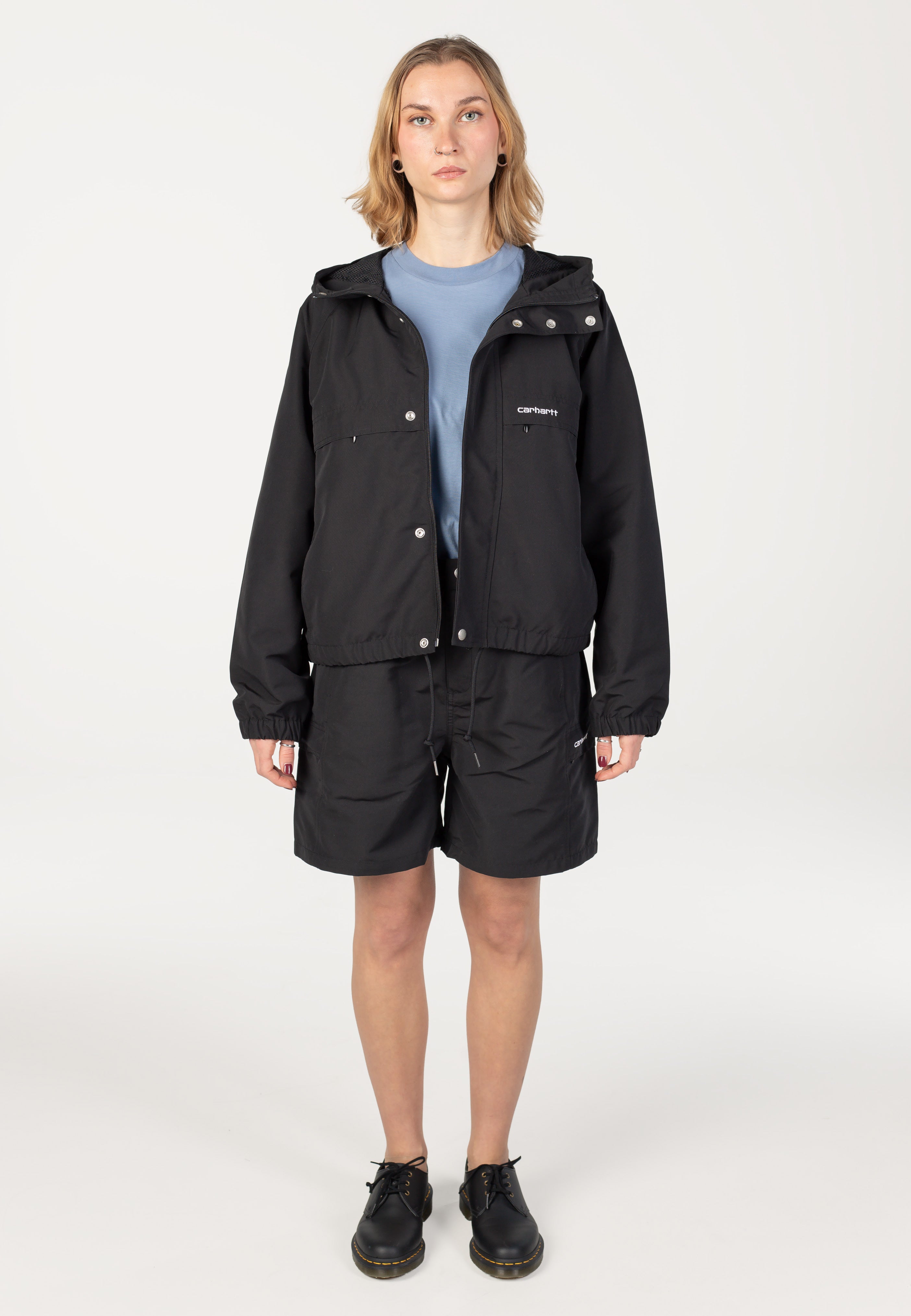 Carhartt WIP - W' Iwan Black/White - Jacket | Women-Image
