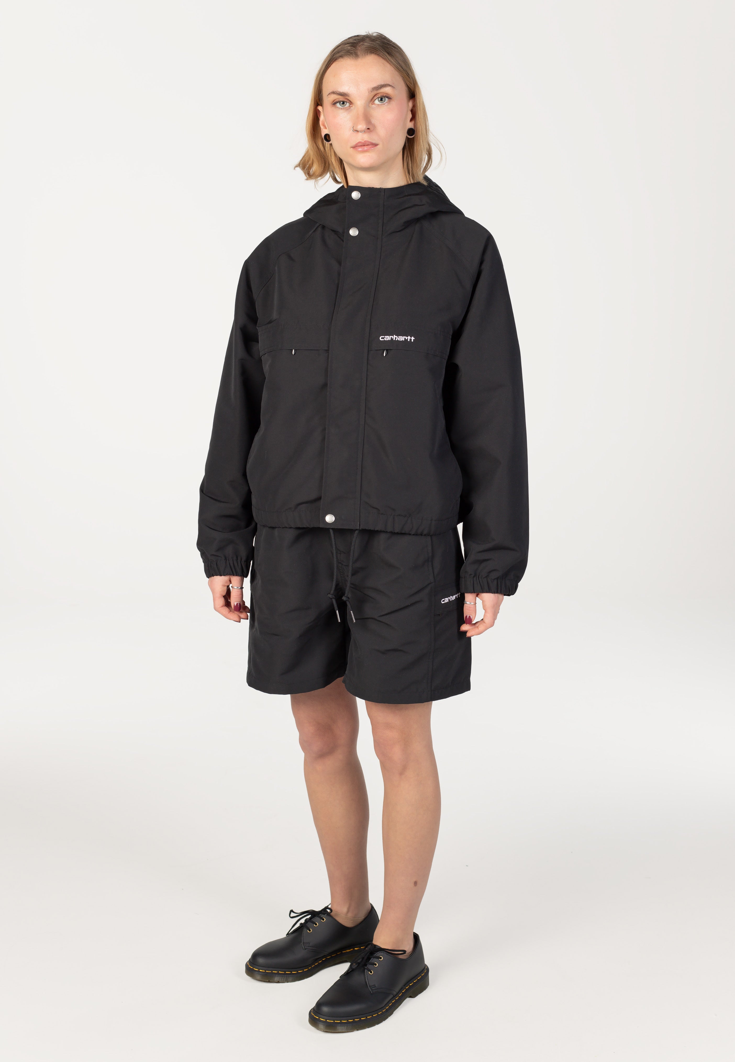 Carhartt WIP - W' Iwan Black/White - Jacket | Women-Image