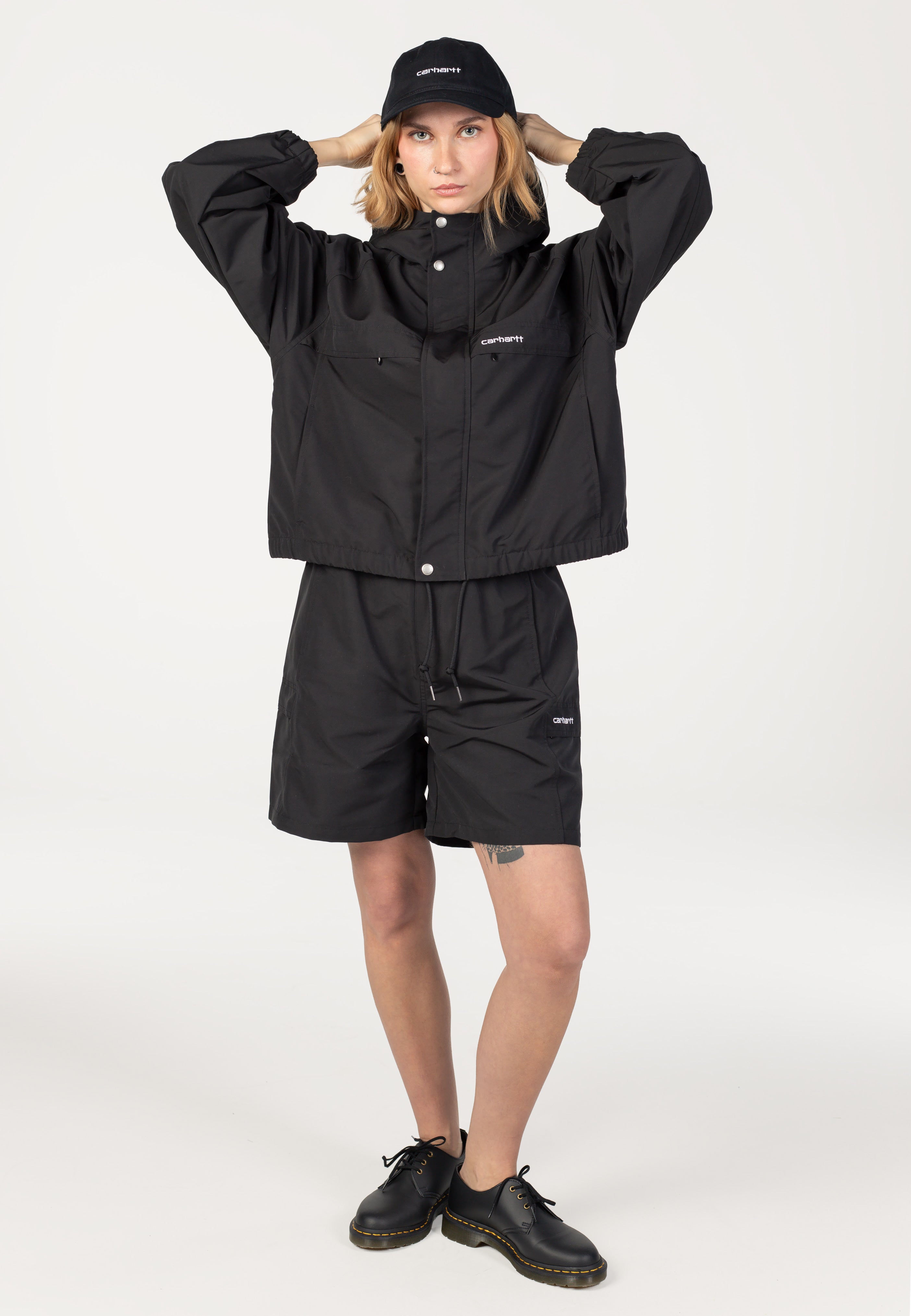 Carhartt WIP - W' Iwan Black/White - Jacket | Women-Image