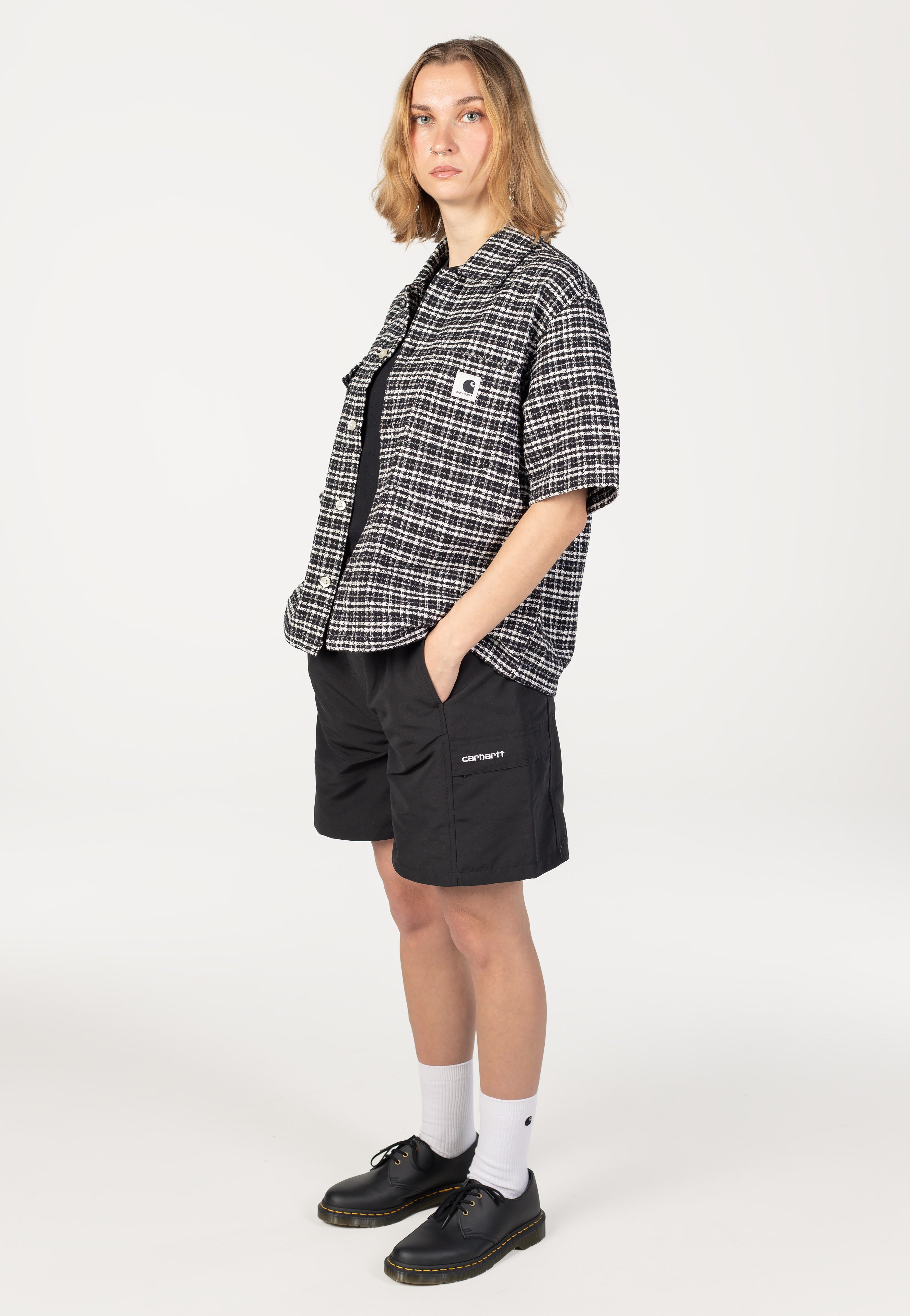 Carhartt WIP - W' IwanBlack/White - Shorts | Women-Image