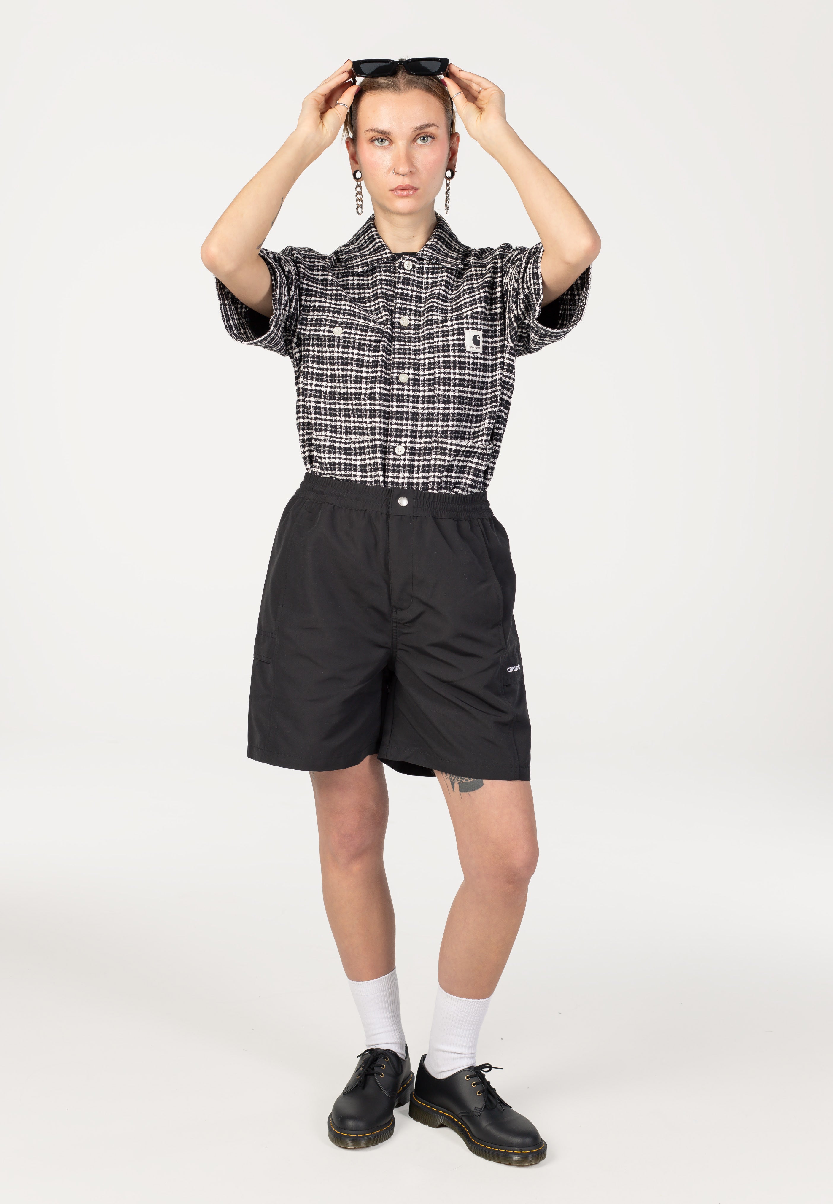Carhartt WIP - W' IwanBlack/White - Shorts | Women-Image