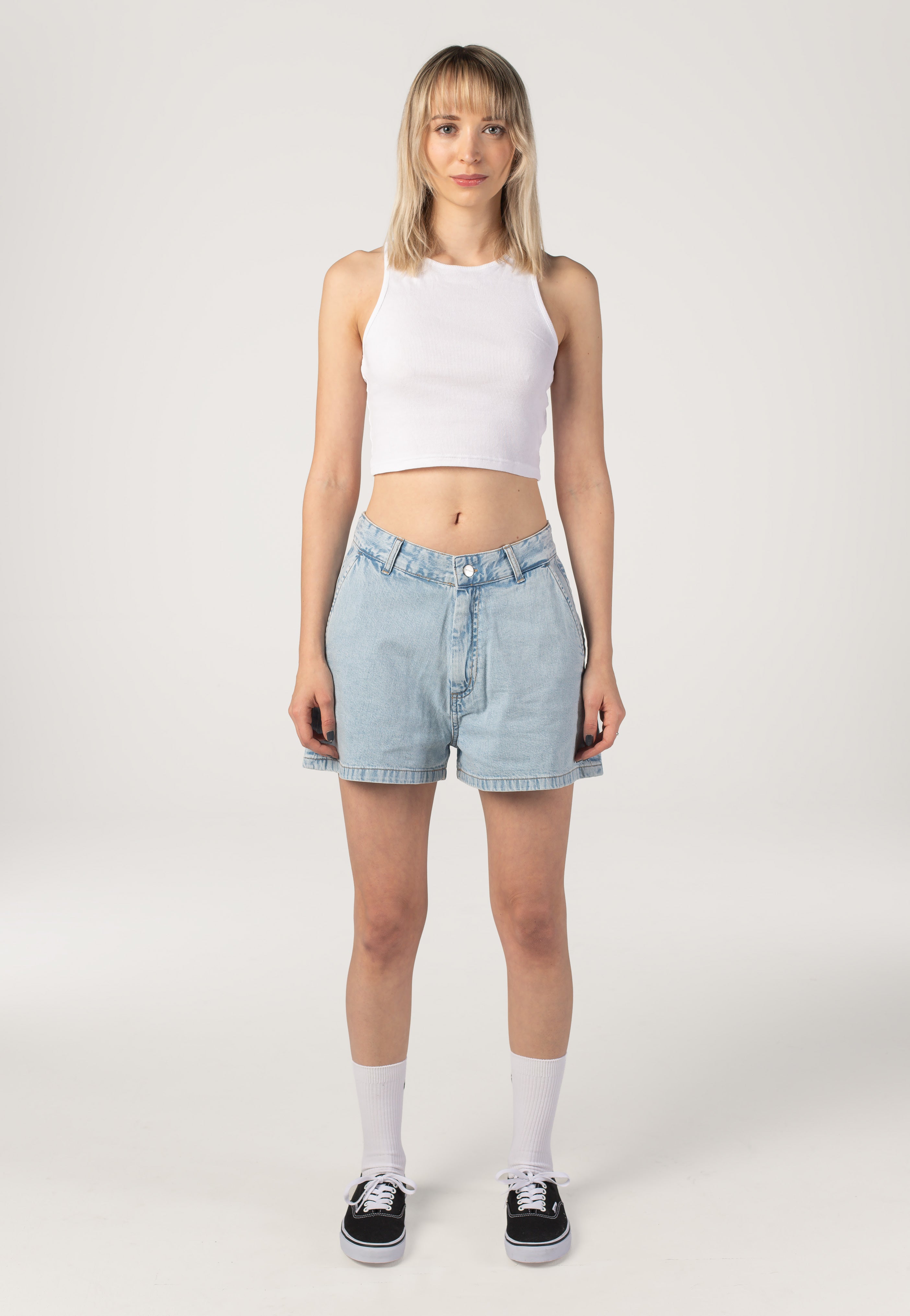 Carhartt WIP - W' Lova Stone Bleached Blue - Shorts | Women-Image