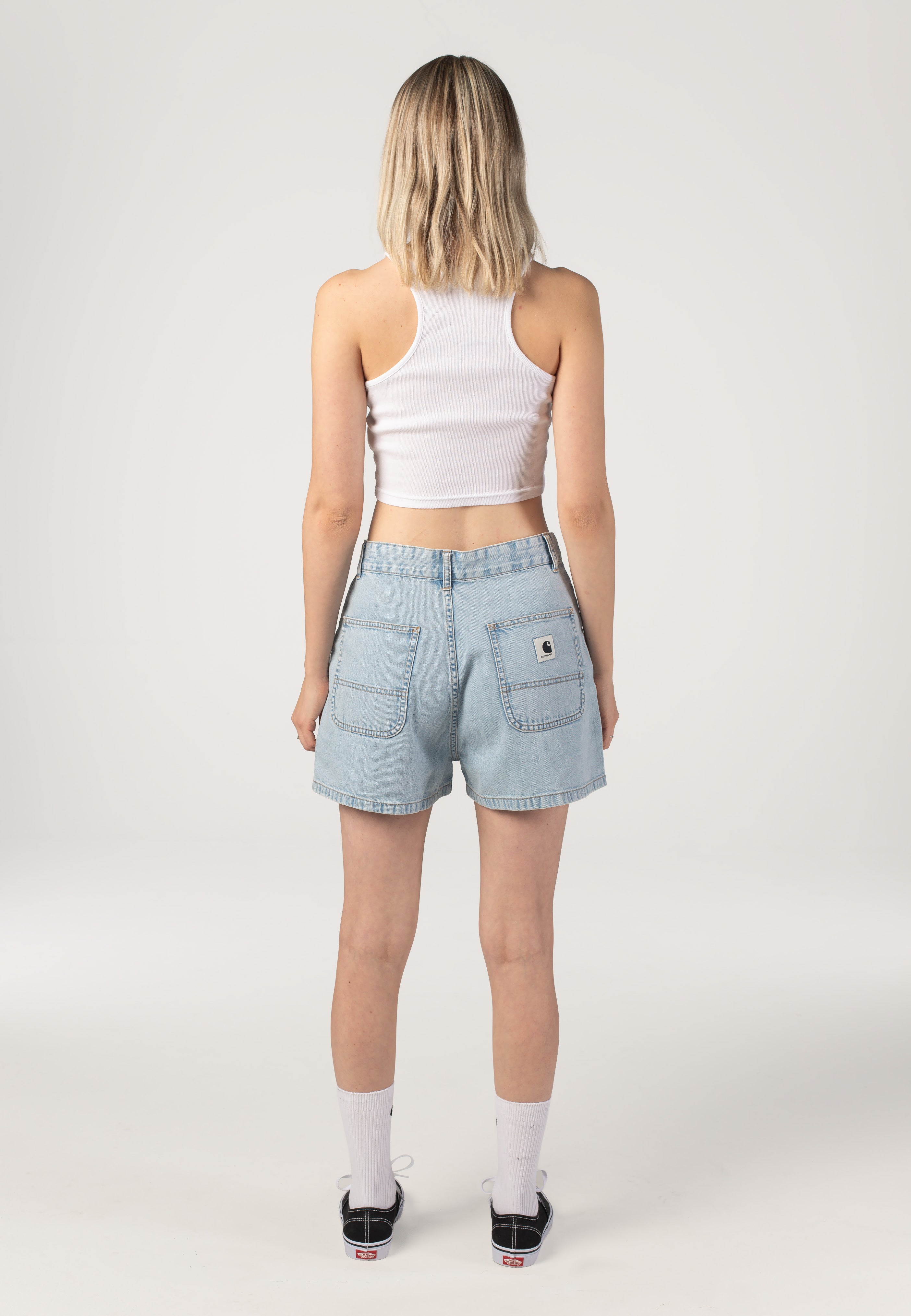 Carhartt WIP - W' Lova Stone Bleached Blue - Shorts | Women-Image
