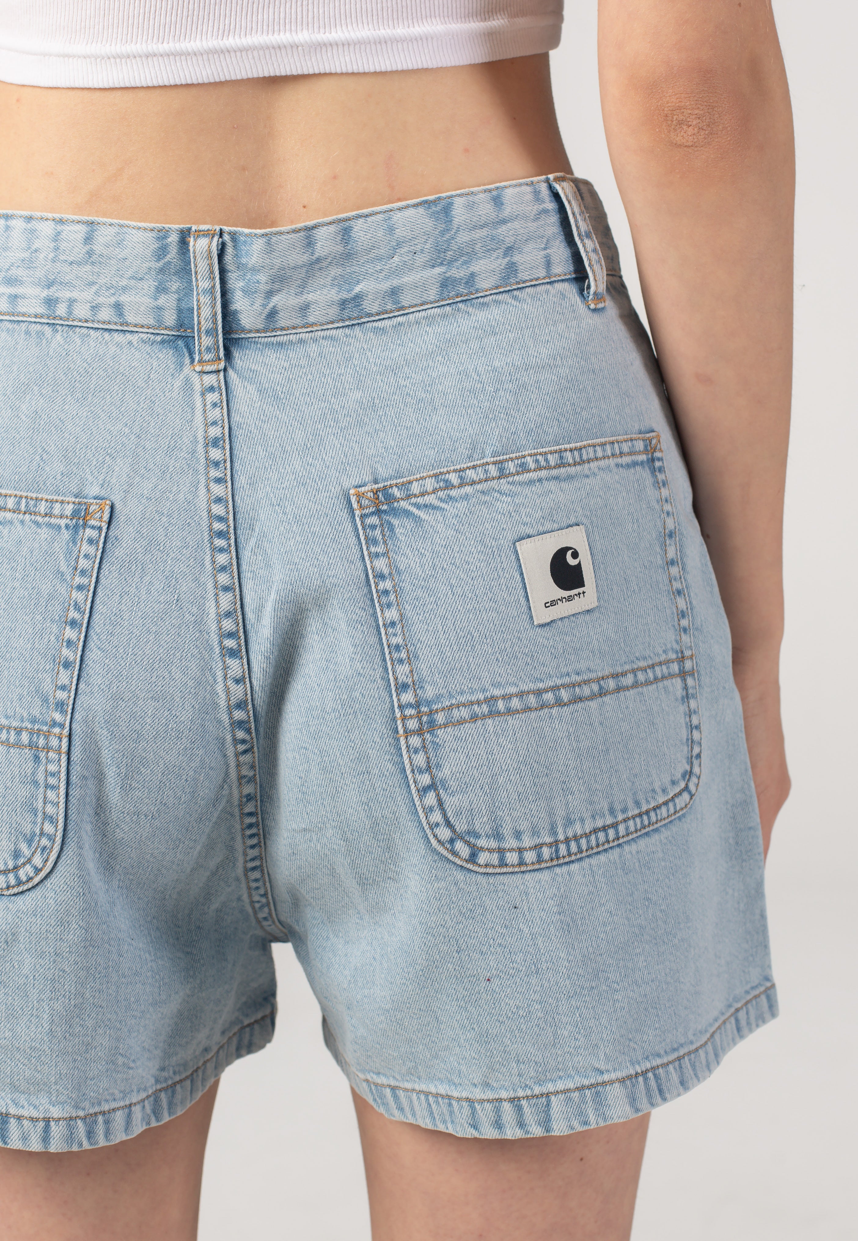 Carhartt WIP - W' Lova Stone Bleached Blue - Shorts | Women-Image
