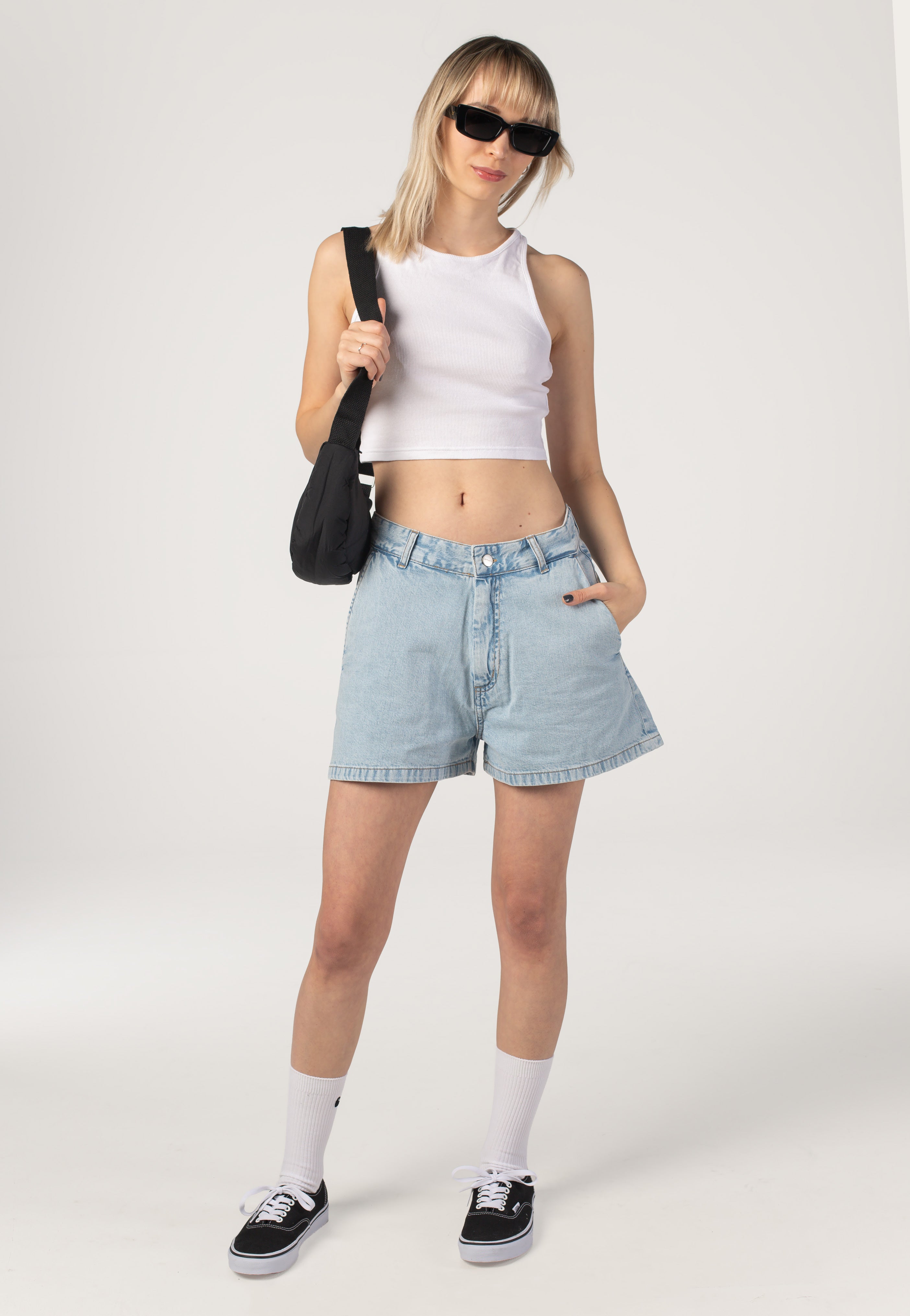 Carhartt WIP - W' Lova Stone Bleached Blue - Shorts | Women-Image