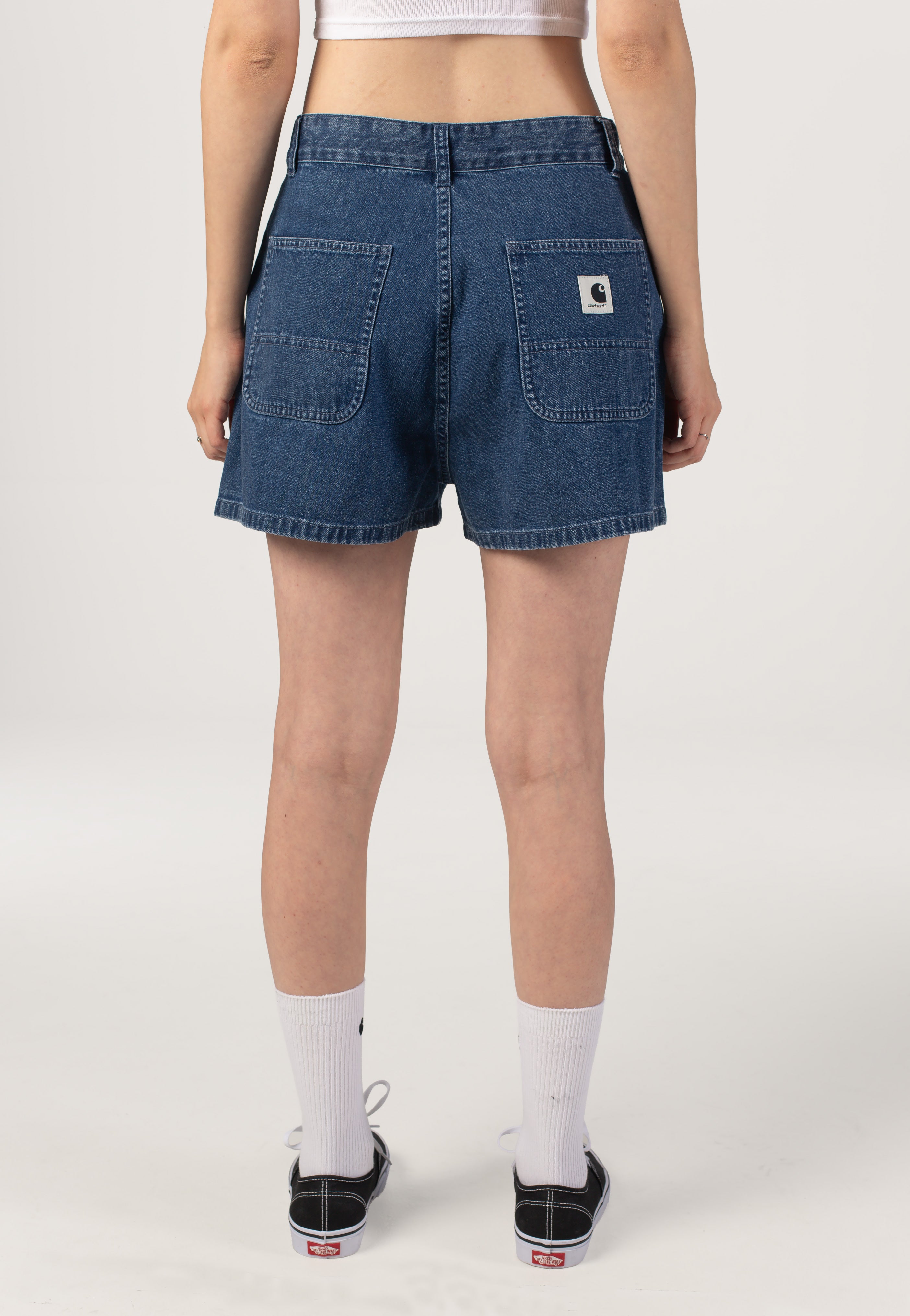 Carhartt WIP - W' Lova Stone Washed Blue - Shorts | Women-Image
