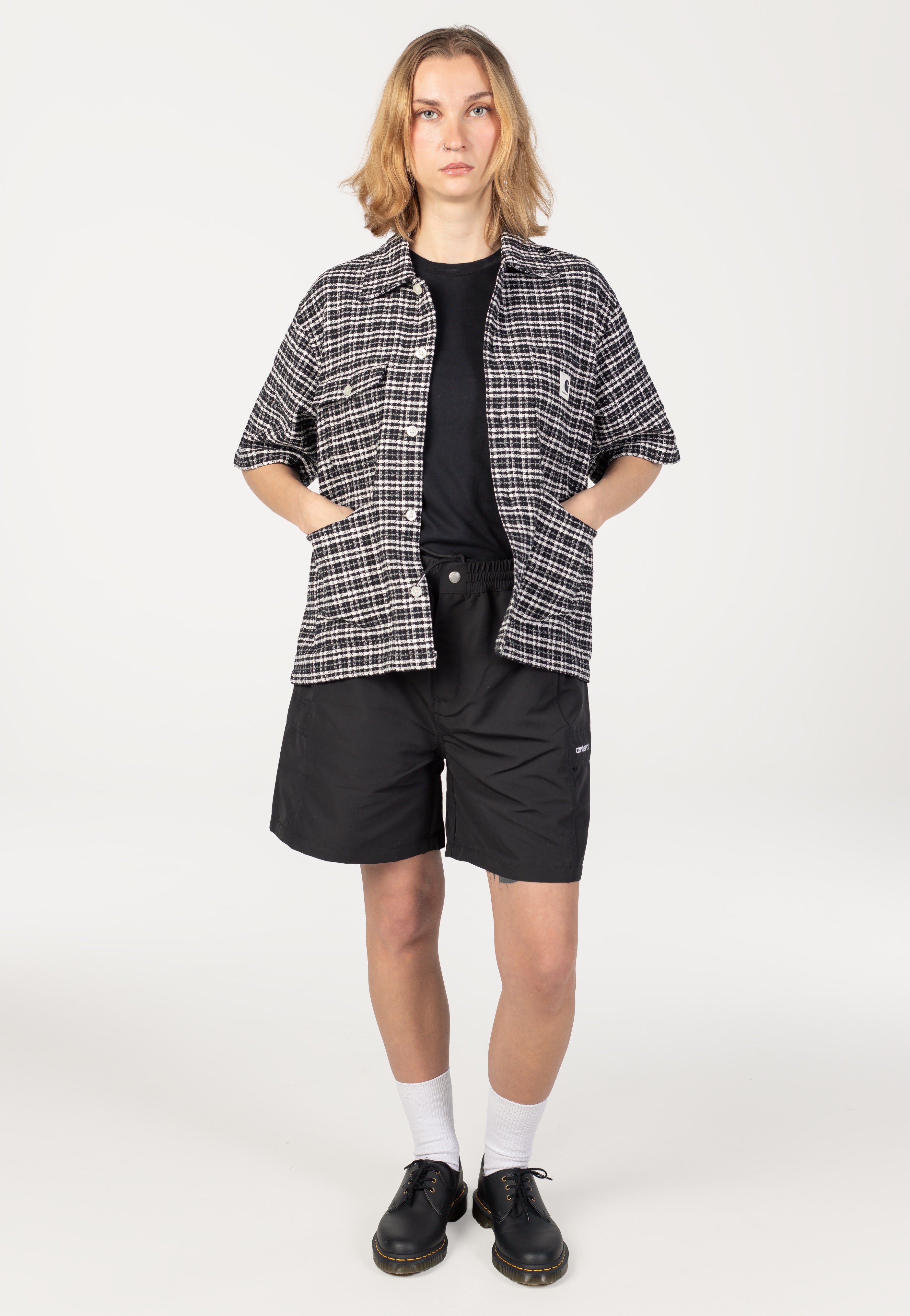 トップス Carhartt Michigan Shirt - Kander Check W' Michigan Kander Check/Black - Shirt