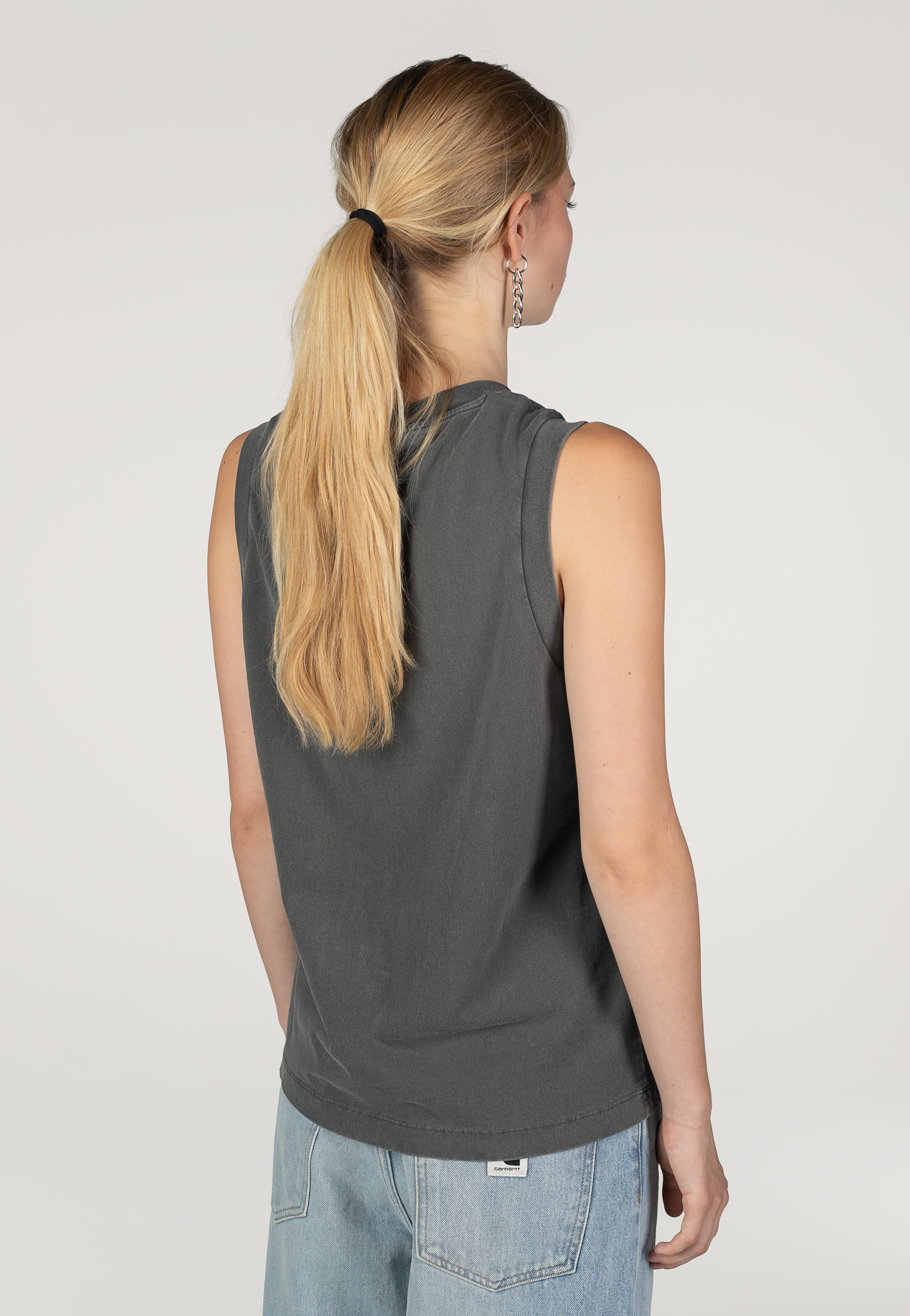 Carhartt WIP - W' Nelson Garment Dyed Black - Tank | Women-Image