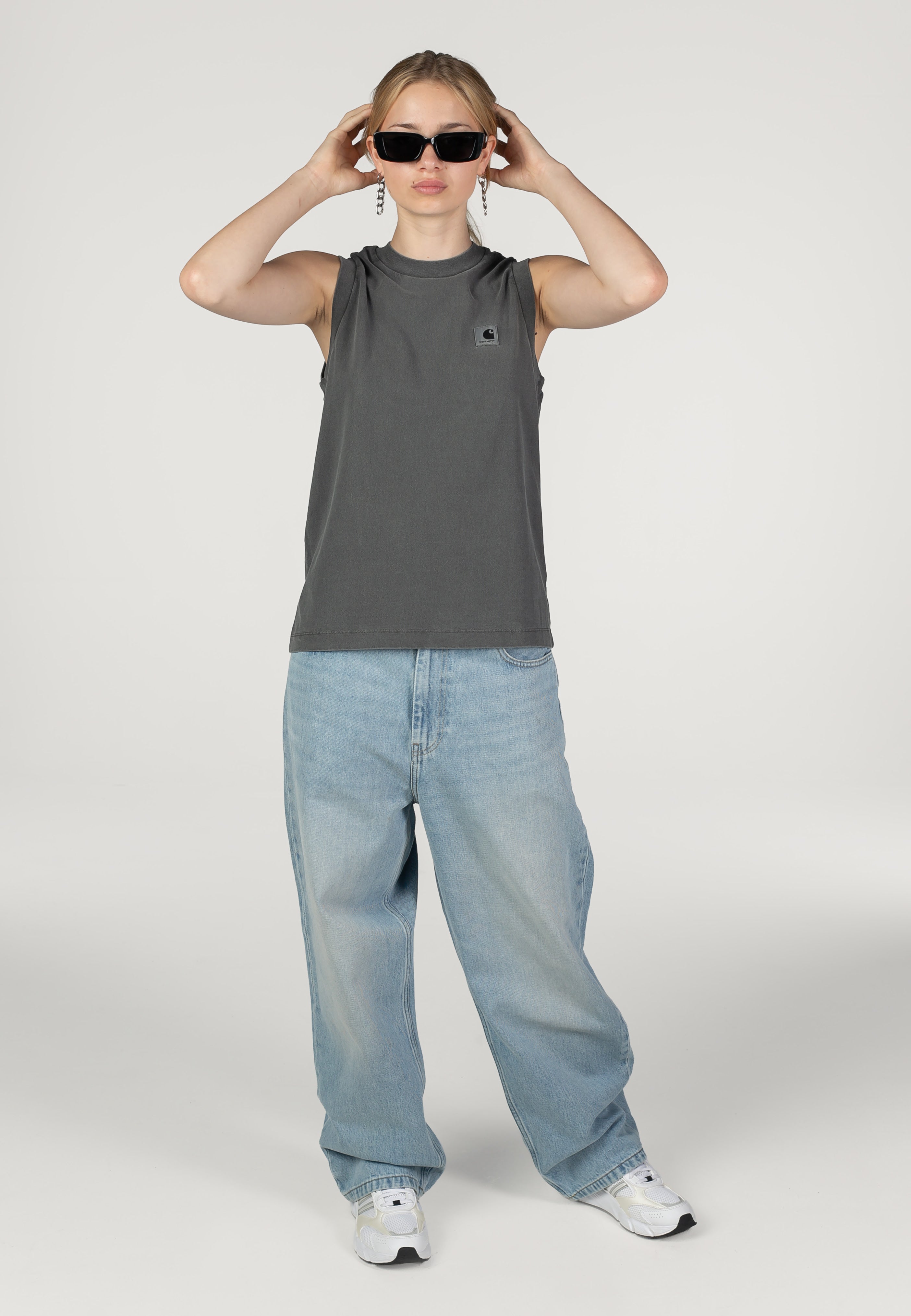 Carhartt WIP - W' Nelson Garment Dyed Black - Tank | Women-Image