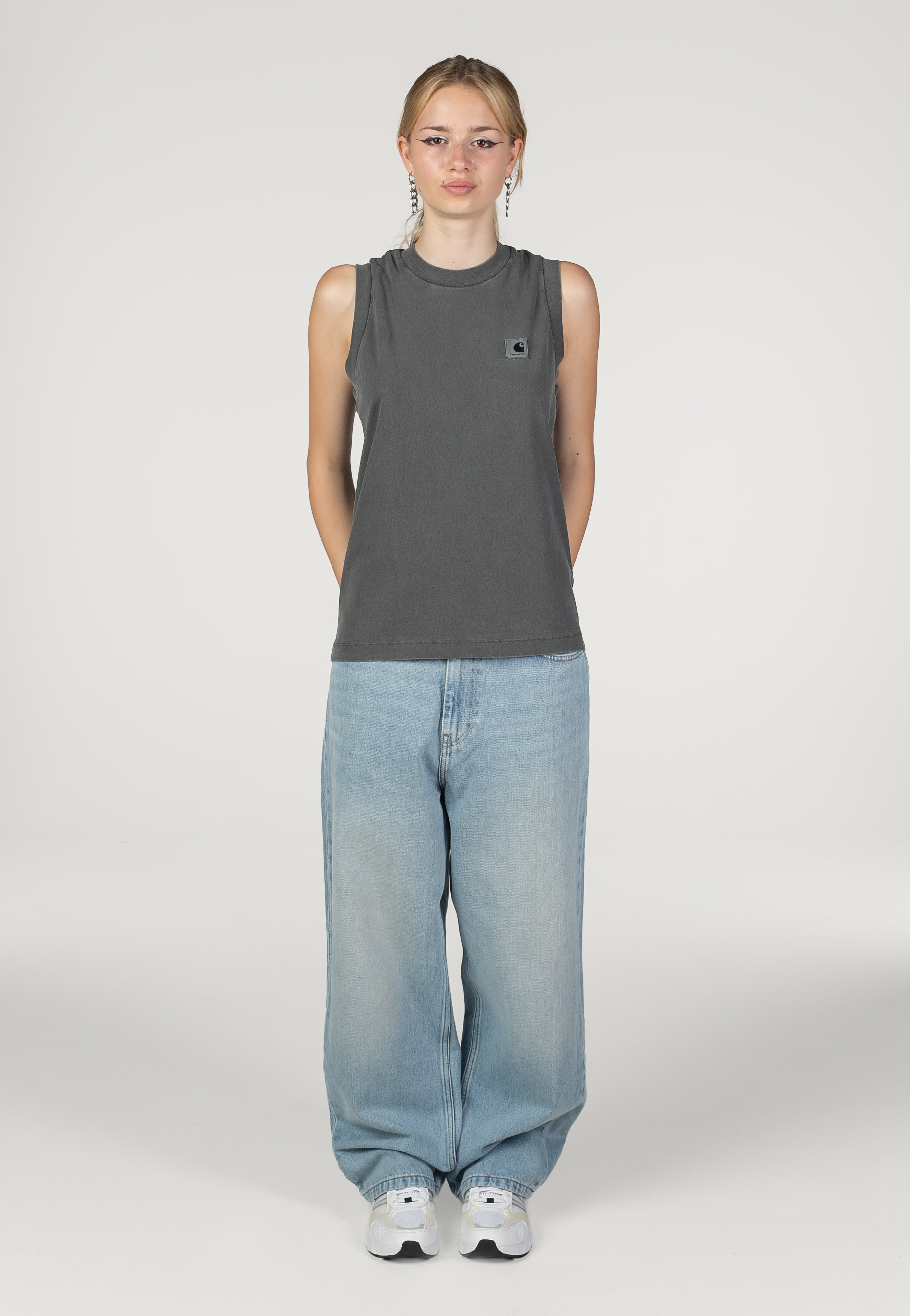 Carhartt WIP - W' Nelson Garment Dyed Black - Tank | Women-Image