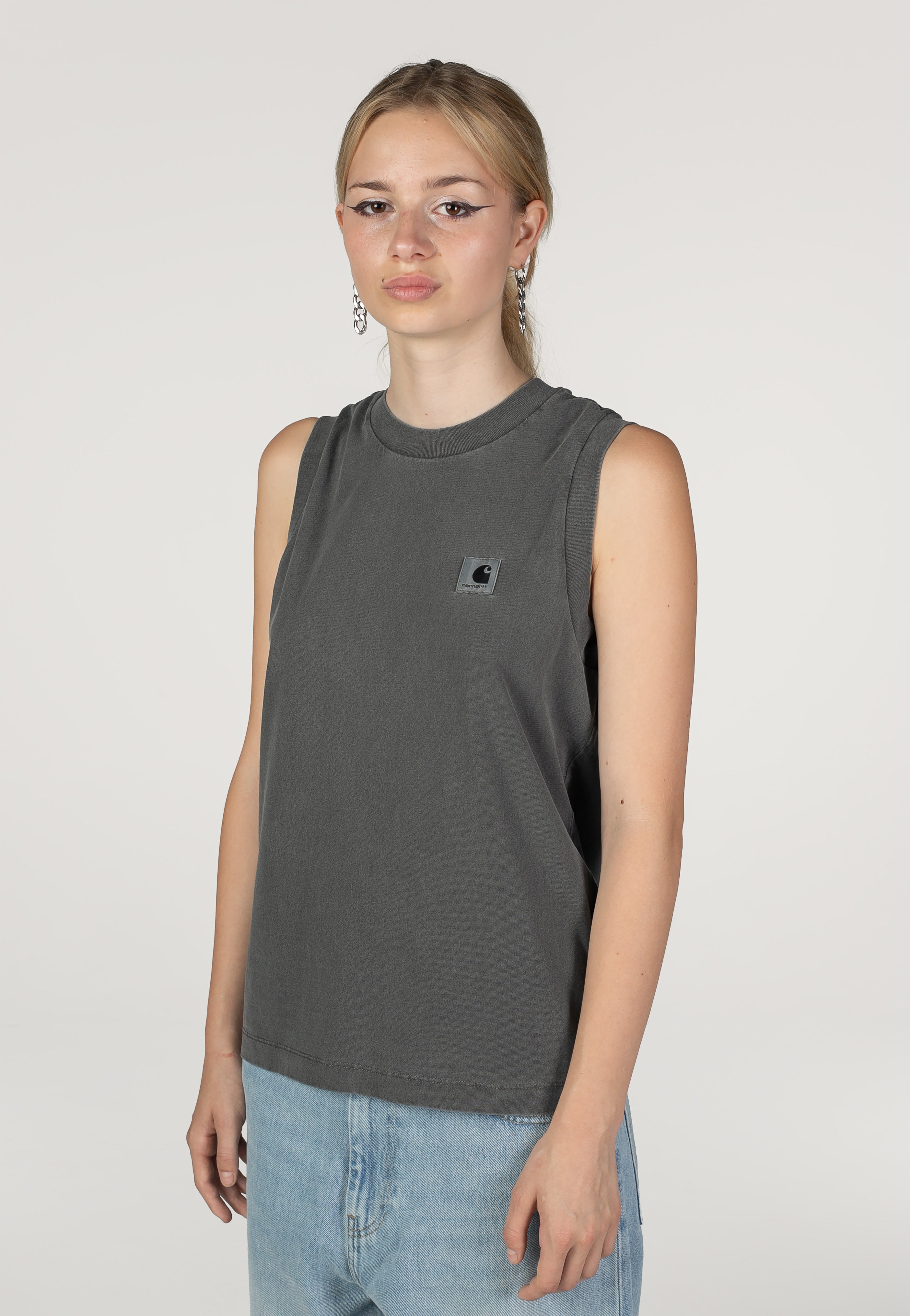 Carhartt WIP - W' Nelson Garment Dyed Black - Tank | Women-Image