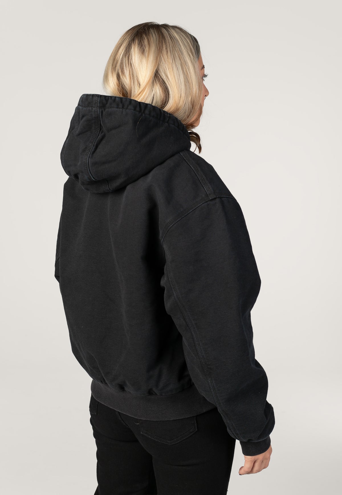 Carhartt WIP W' OG Active Stone Canvas Black Chaqueta | Women-Image
