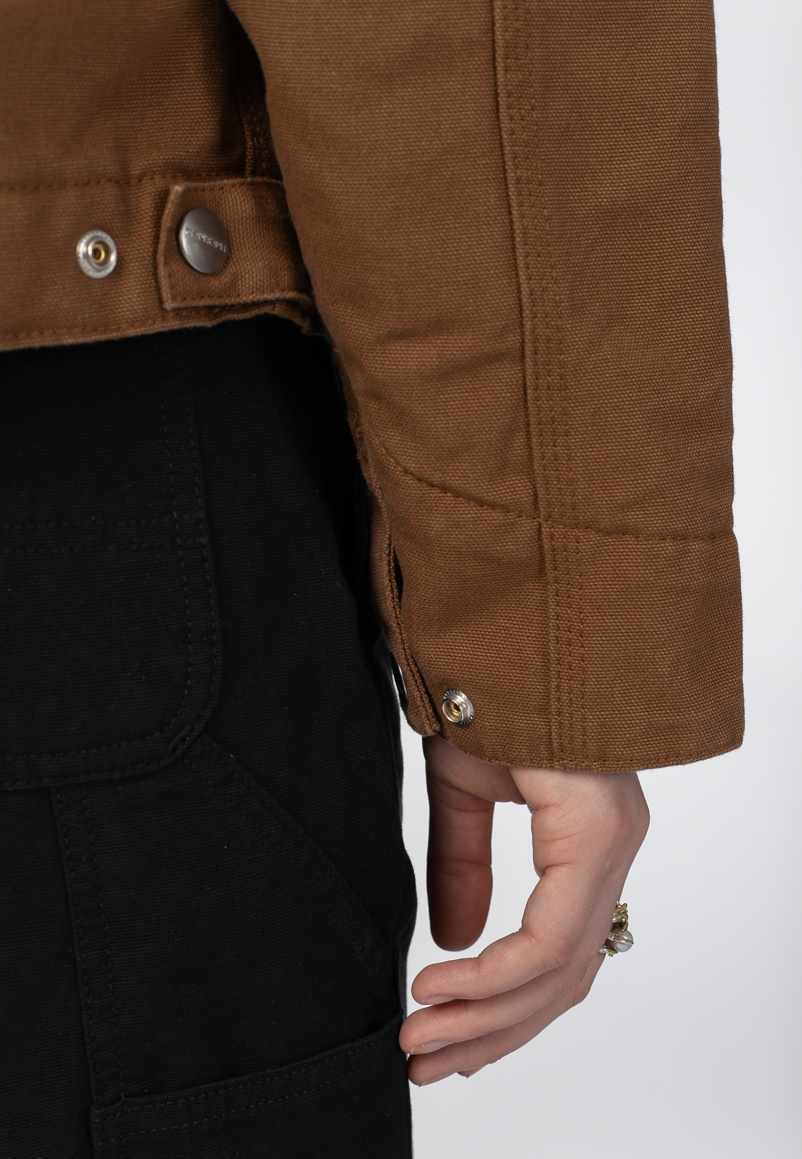 Carhartt WIP - W' OG Detroit Rinsed Wip H Brown/Tobacco - Jacket | Women-Image