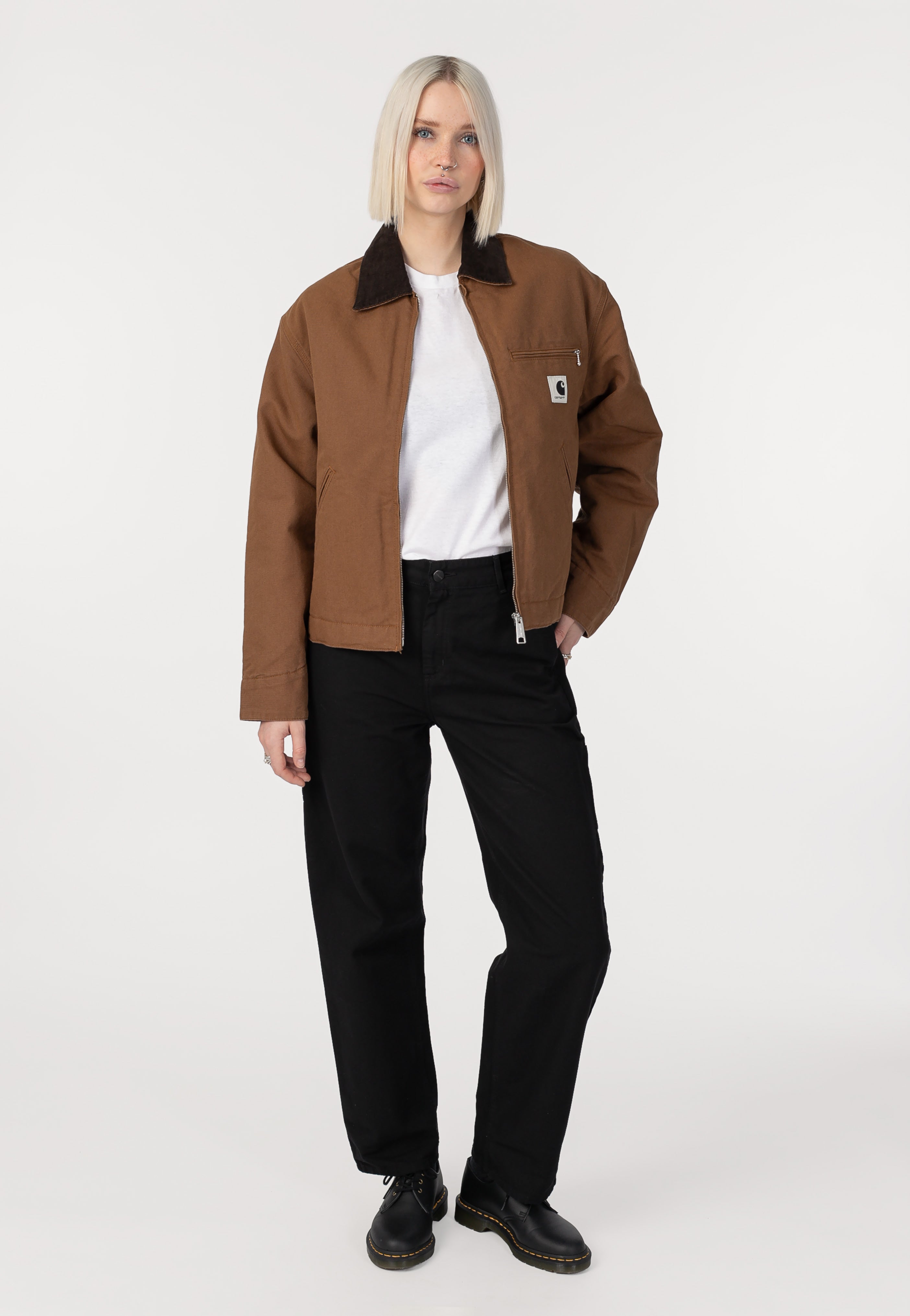 Carhartt WIP - W' OG Detroit Rinsed Wip H Brown/Tobacco - Jacket | Women-Image